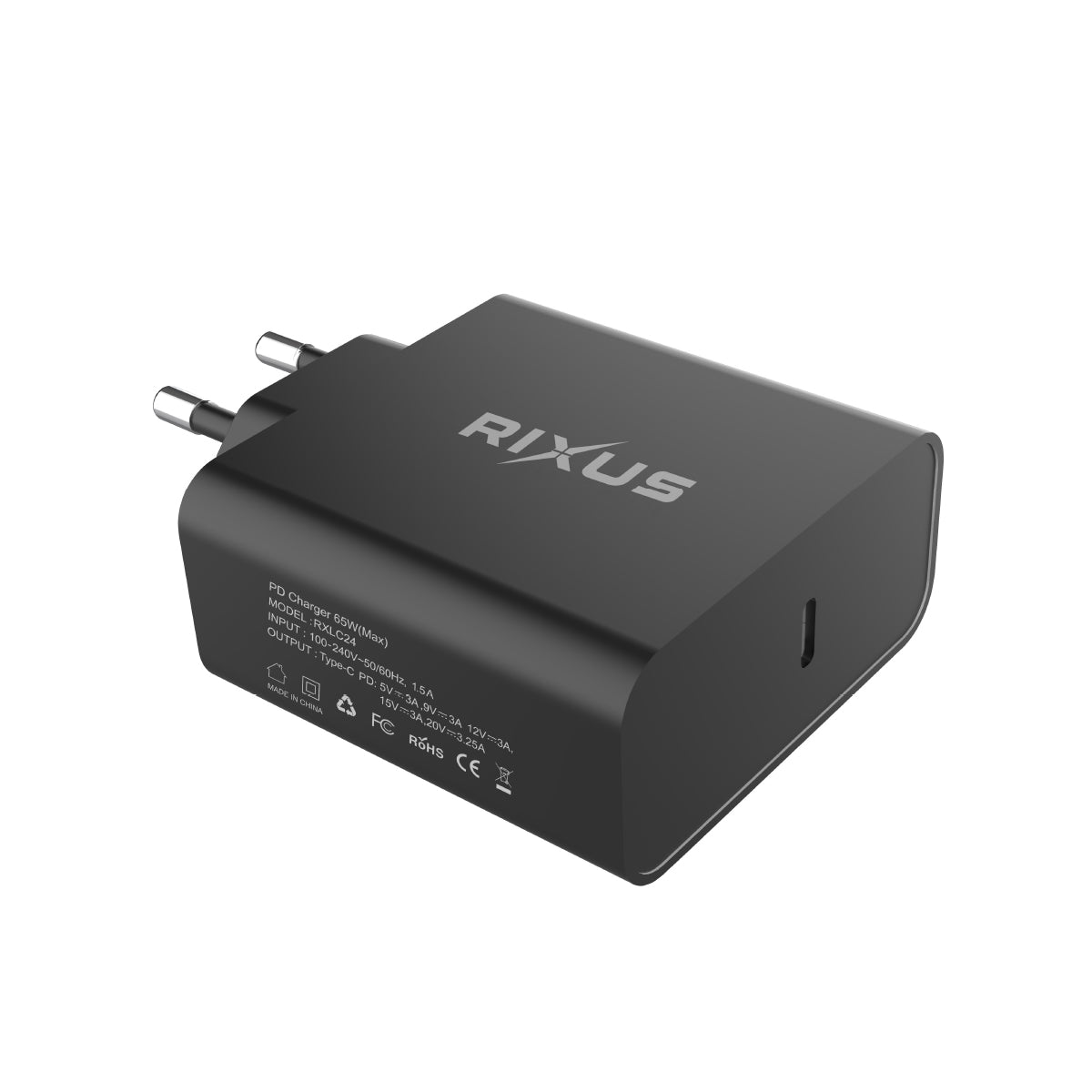 Rixus RXLC24 Universal USB-C Charger Black – Bild 3