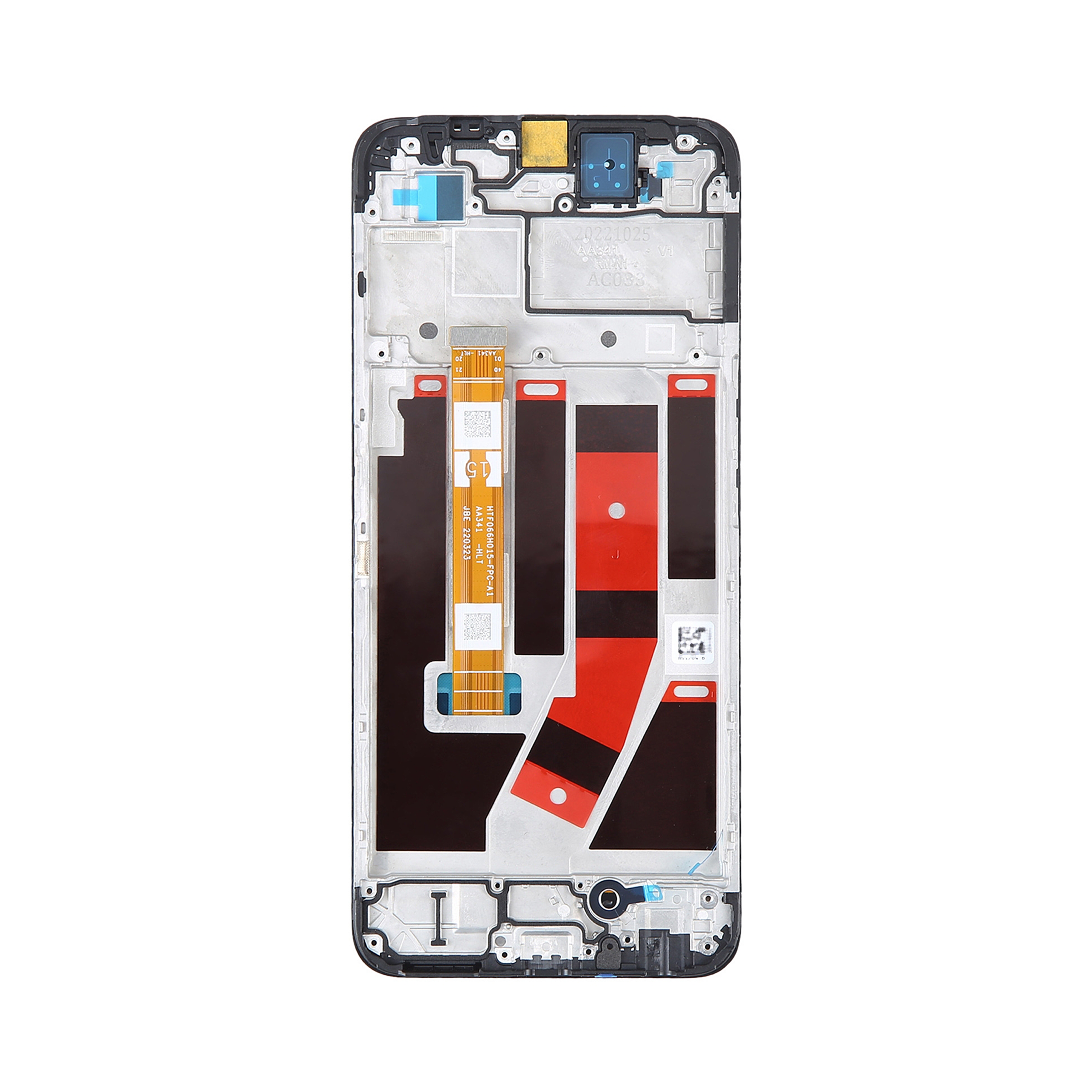 OEM Display für Oppo A77 4G, A57S, OnePlus Nord N20 SE mit Rahmen Schwarz – Bild 3