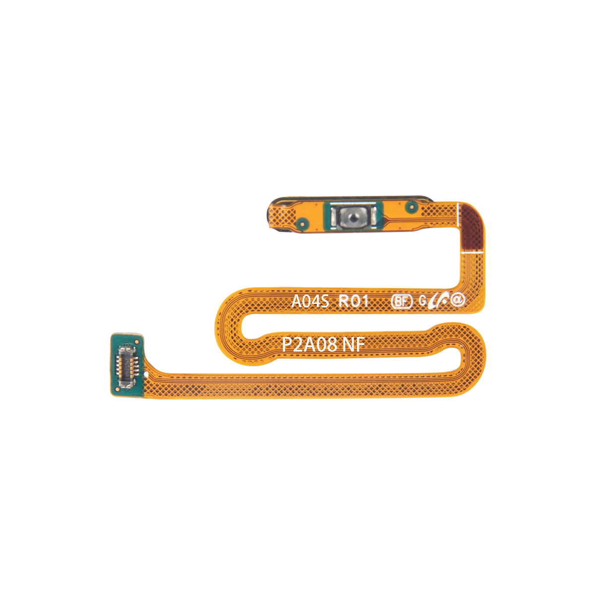 Samsung Galaxy A04s A047F Fingerabdrucksensor-Flex mit Powerbutton Copper OEM – Bild 2