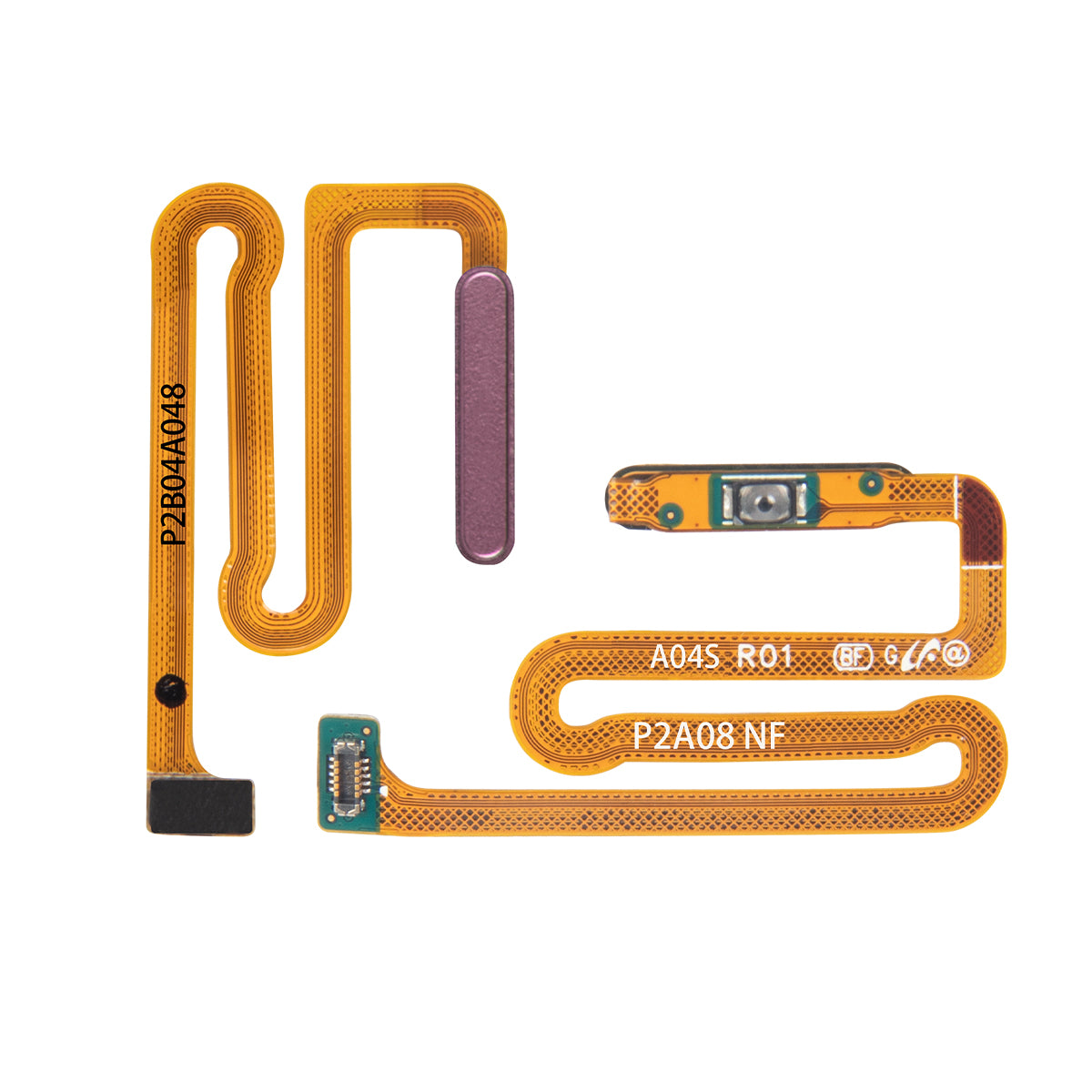 Samsung Galaxy A04s A047F Fingerabdrucksensor-Flex mit Powerbutton Copper OEM – Bild 3