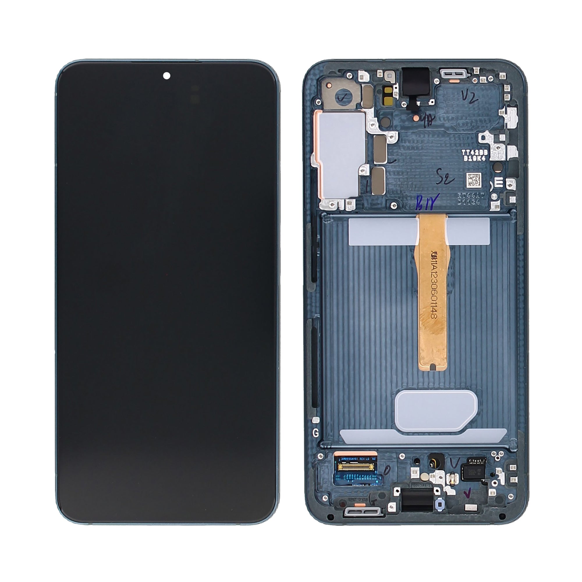 Samsung Galaxy S22 Plus S906B Display und Touchscreen-Digitizer mit Rahmen Green Service Pack – Bild 4