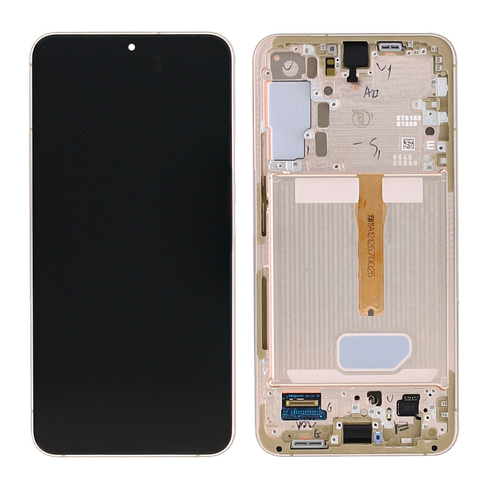 Samsung Galaxy S22 Plus S906B Display und Touchscreen-Digitizer mit Rahmen Violet Service Pack – Bild 5
