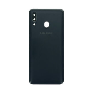 Samsung Galaxy A30 A305F Akkudeckel mit Linse Black OEM