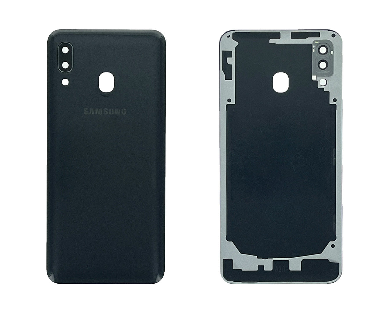 Samsung Galaxy A30 A305F Akkudeckel mit Linse Black OEM – Bild 3