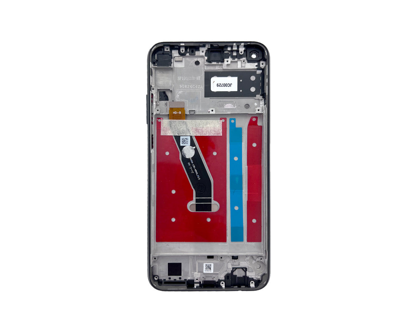 Huawei P40 Lite E Display und Touchscreen-Digitizer mit Rahmen Midnight Black OEM – Bild 3