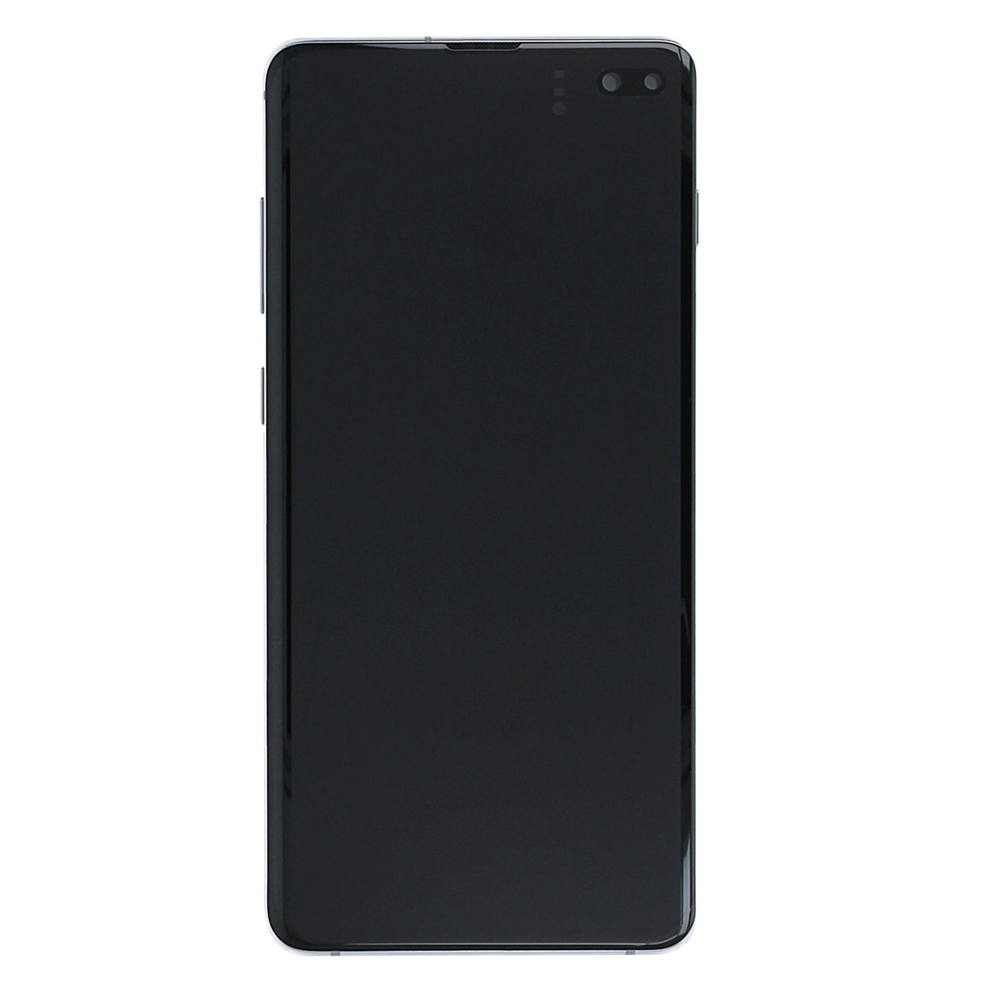 Samsung Galaxy S10 Plus G975F Display und Touchscreen-Digitizer mit Rahmen Prism Silver Service Pack