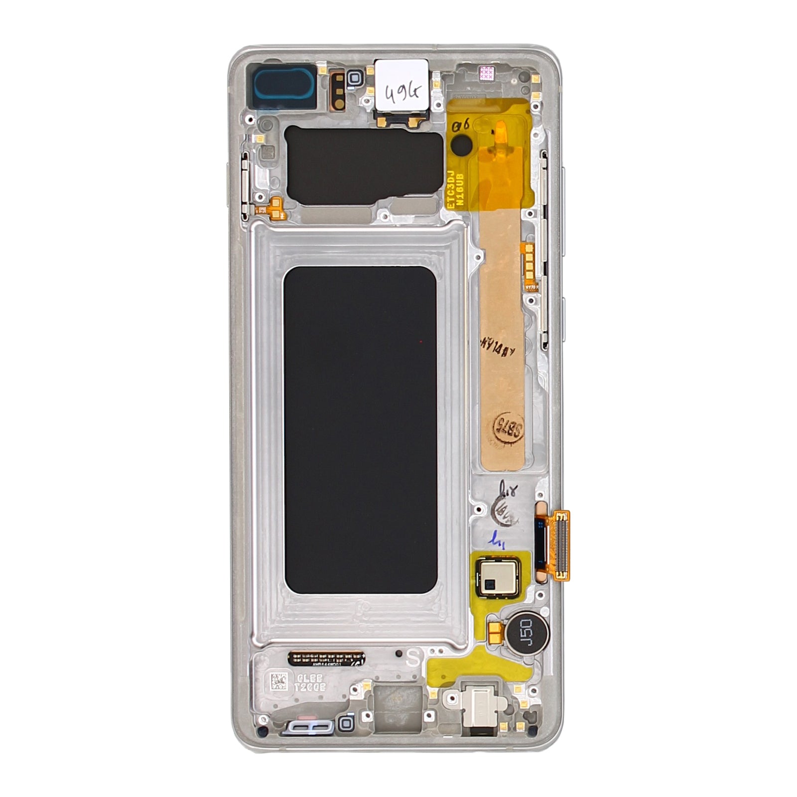 Samsung Galaxy S10 Plus G975F Display und Touchscreen-Digitizer mit Rahmen Prism Silver Service Pack – Bild 3
