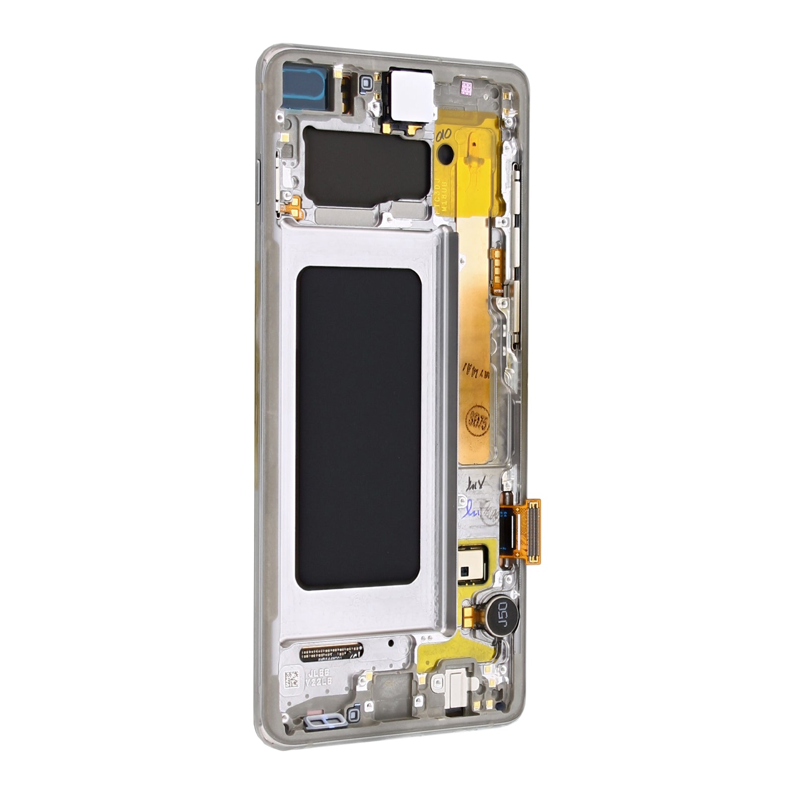Samsung Galaxy S10 Plus G975F Display und Touchscreen-Digitizer mit Rahmen Prism Silver Service Pack – Bild 4