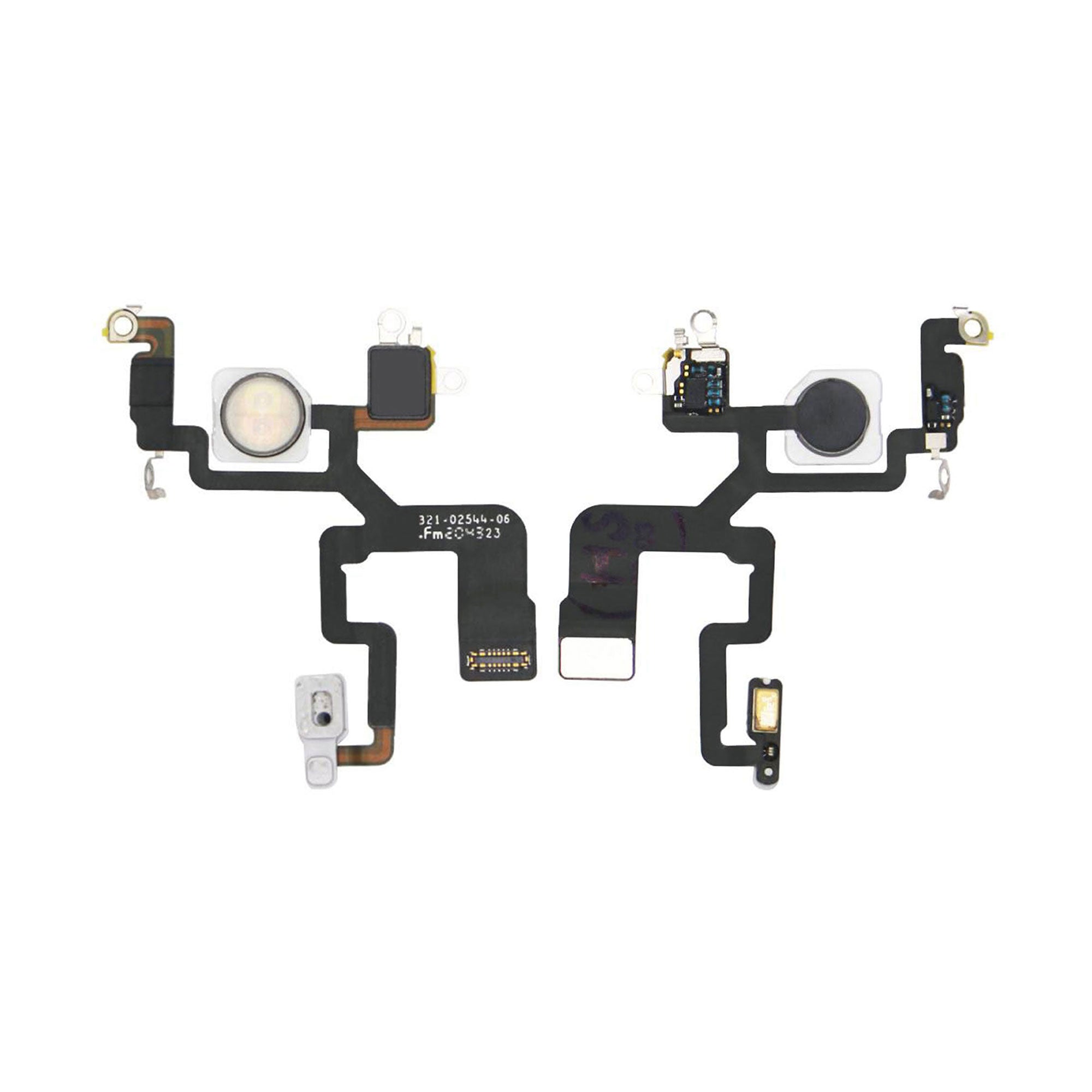 Für Apple iPhone 12 Pro Max Flashlight und Microphone Flex Original ausgebaut – Bild 3