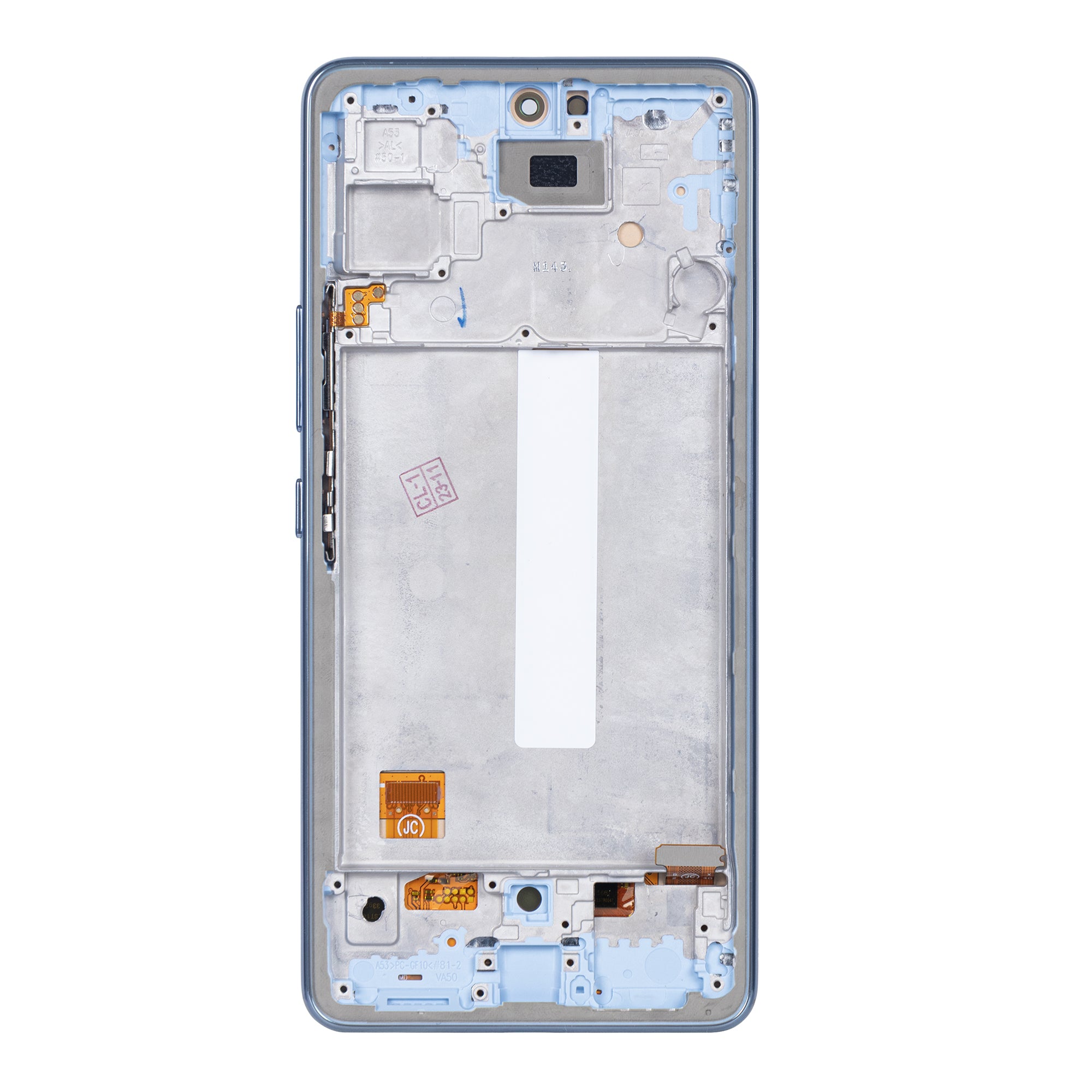 Samsung Galaxy A53 5G A536B Display und Touchscreen-Digitizer mit Rahmen Blue Soft-OLED – Bild 2