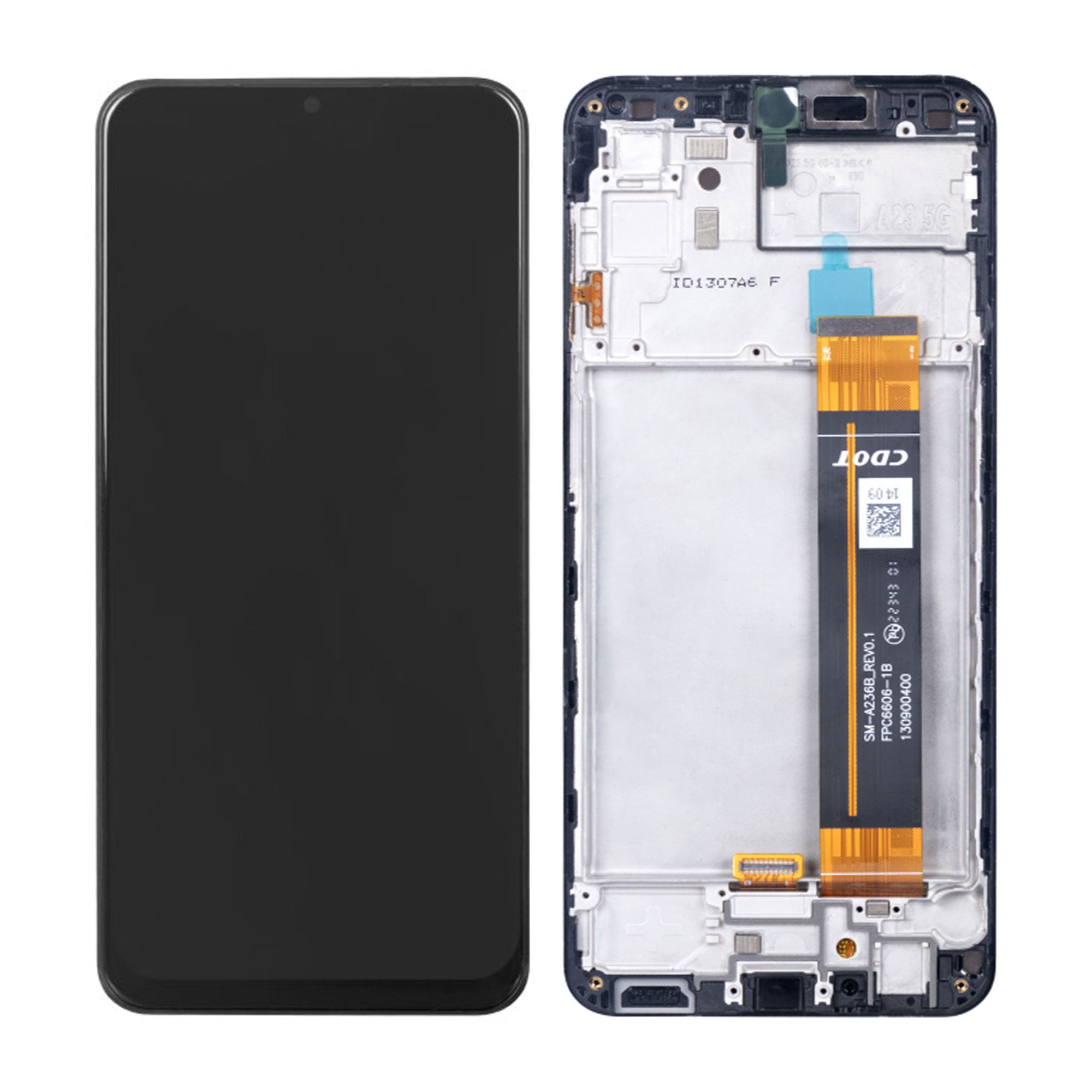 Original OEM Display für Samsung Galaxy A23 5G A236B mit Rahmen Black – Bild 3