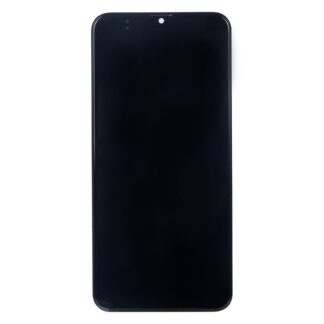 Samsung Galaxy A20 A205F Display und Touchscreen-Digitizer mit Rahmen Black Soft-OLED