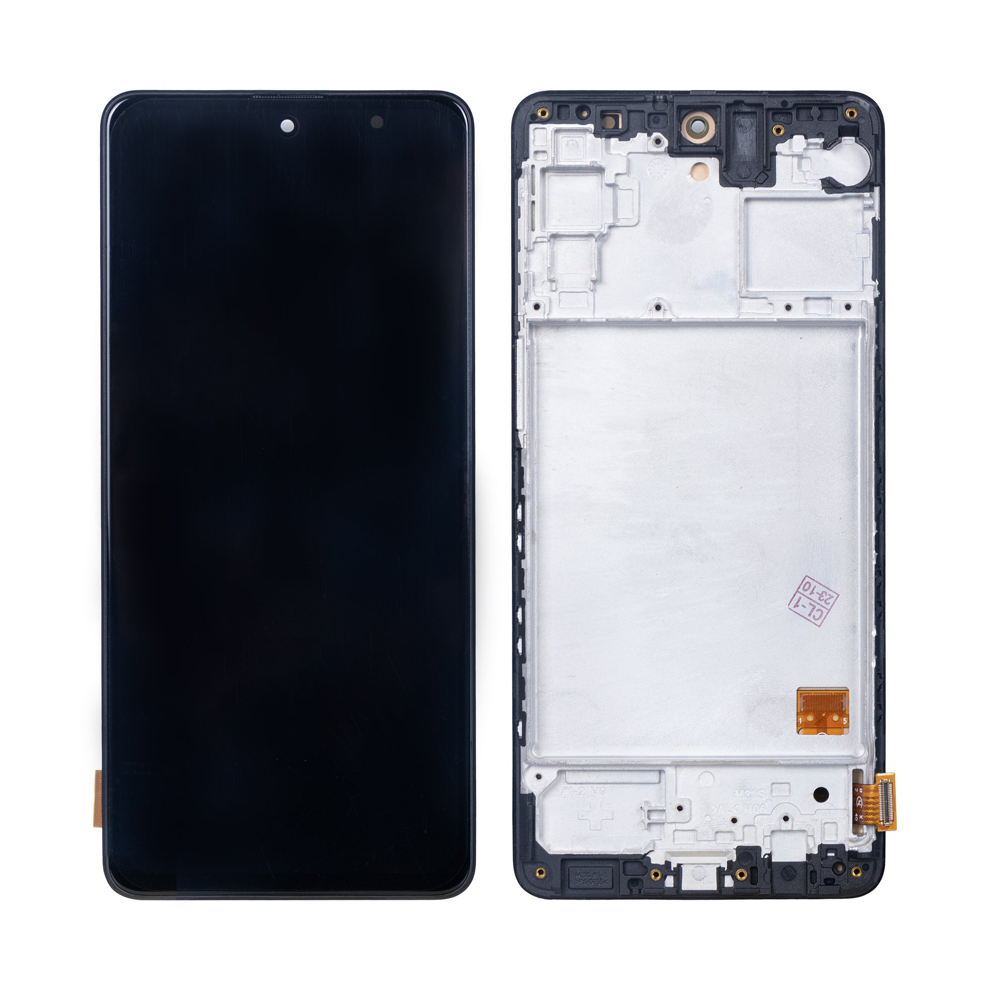 Samsung Galaxy M31s M317F Display und Touchscreen-Digitizer mit Rahmen Black Soft-OLED – Bild 3