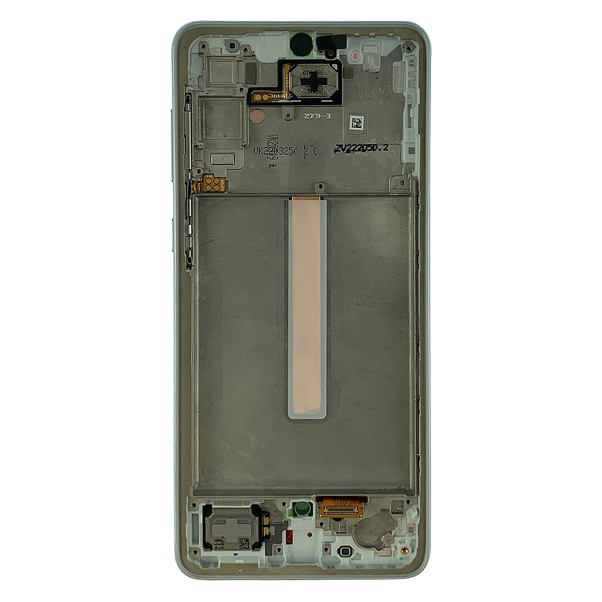 Samsung Galaxy A33 5G A336B Display und Touchscreen-Digitizer mit Rahmen Awesome White Soft-OLED – Bild 2