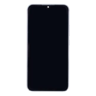 Samsung Galaxy A34 5G A346B Display und Touchscreen-Digitizer mit Rahmen Silver Soft-OLED