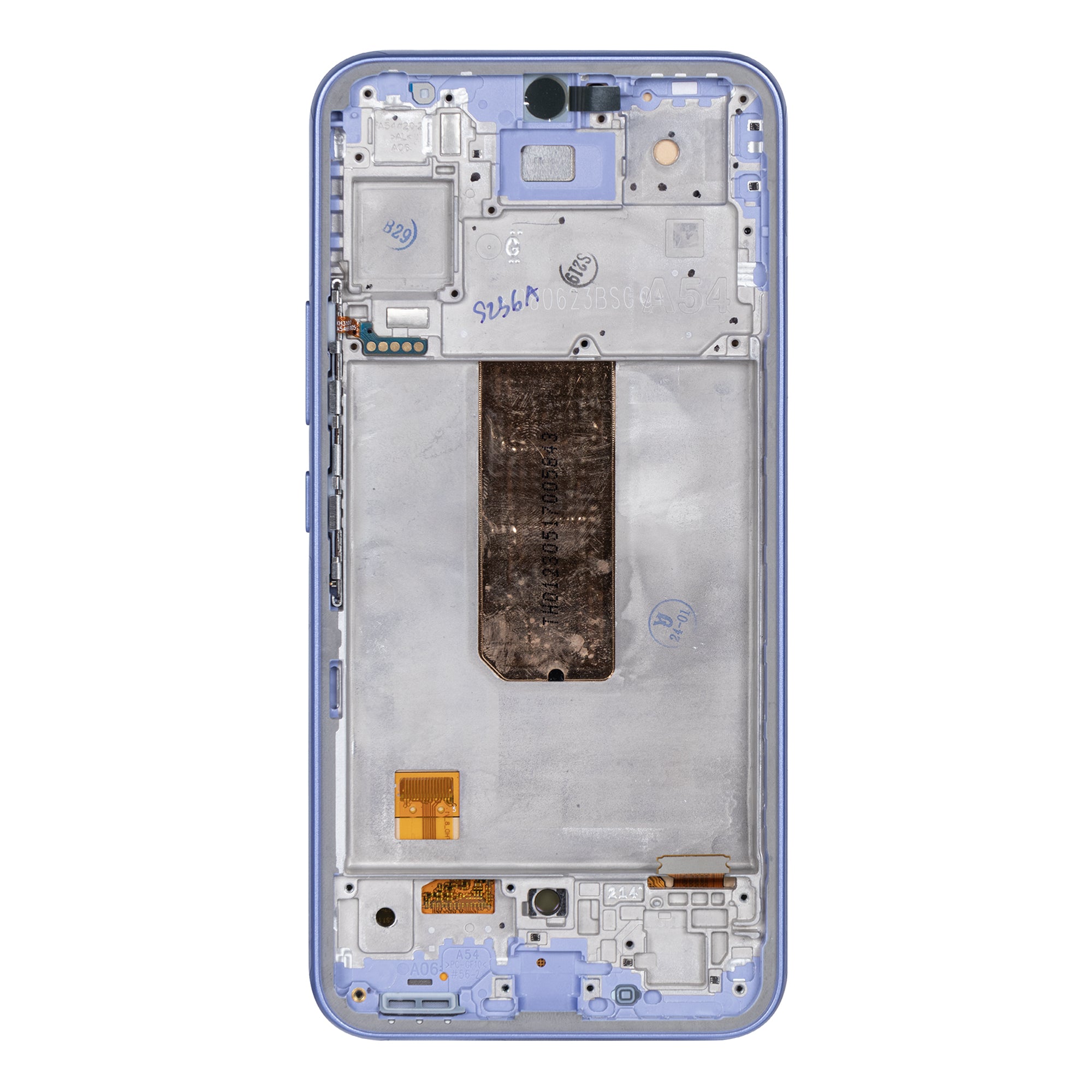 Samsung Galaxy A54 5G A546B Display und Touchscreen-Digitizer mit Rahmen Violet Soft-OLED – Bild 2