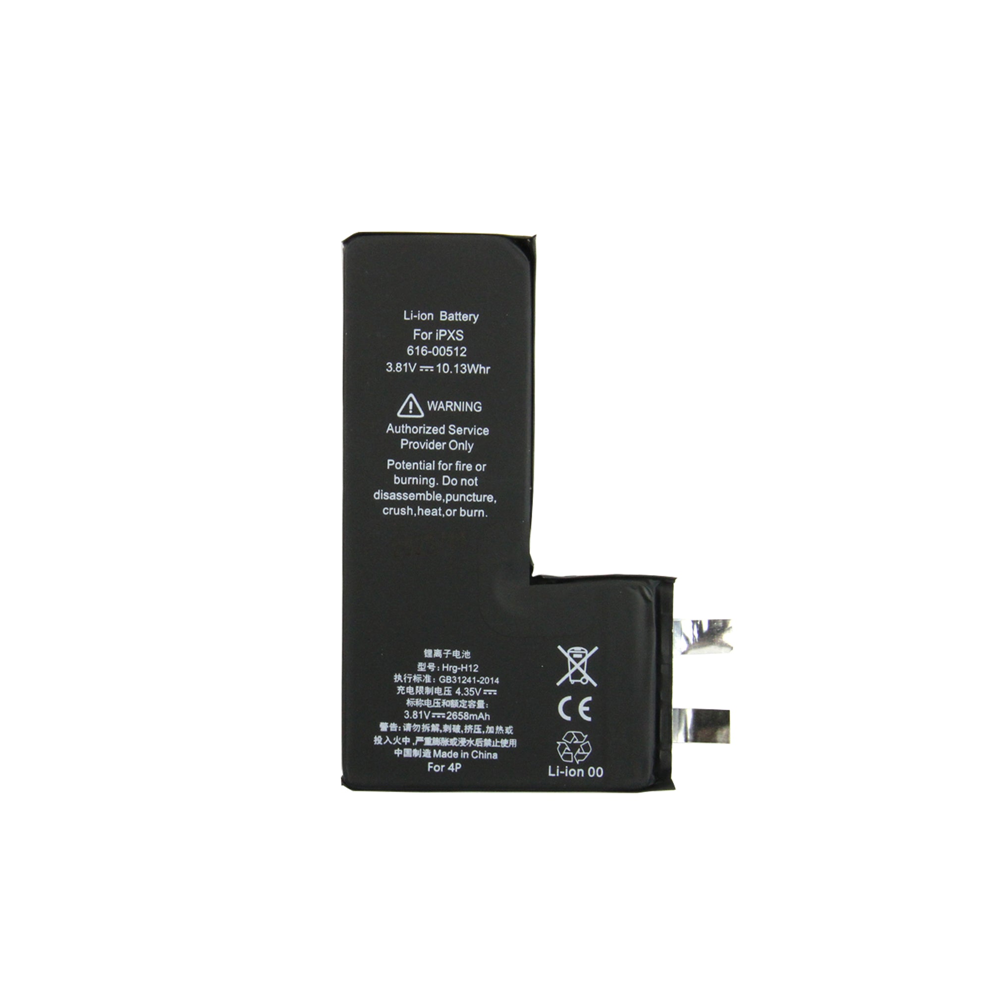Für Apple iPhone XS Akku (Spot Welding erforderlich) No BMS/IC OEM