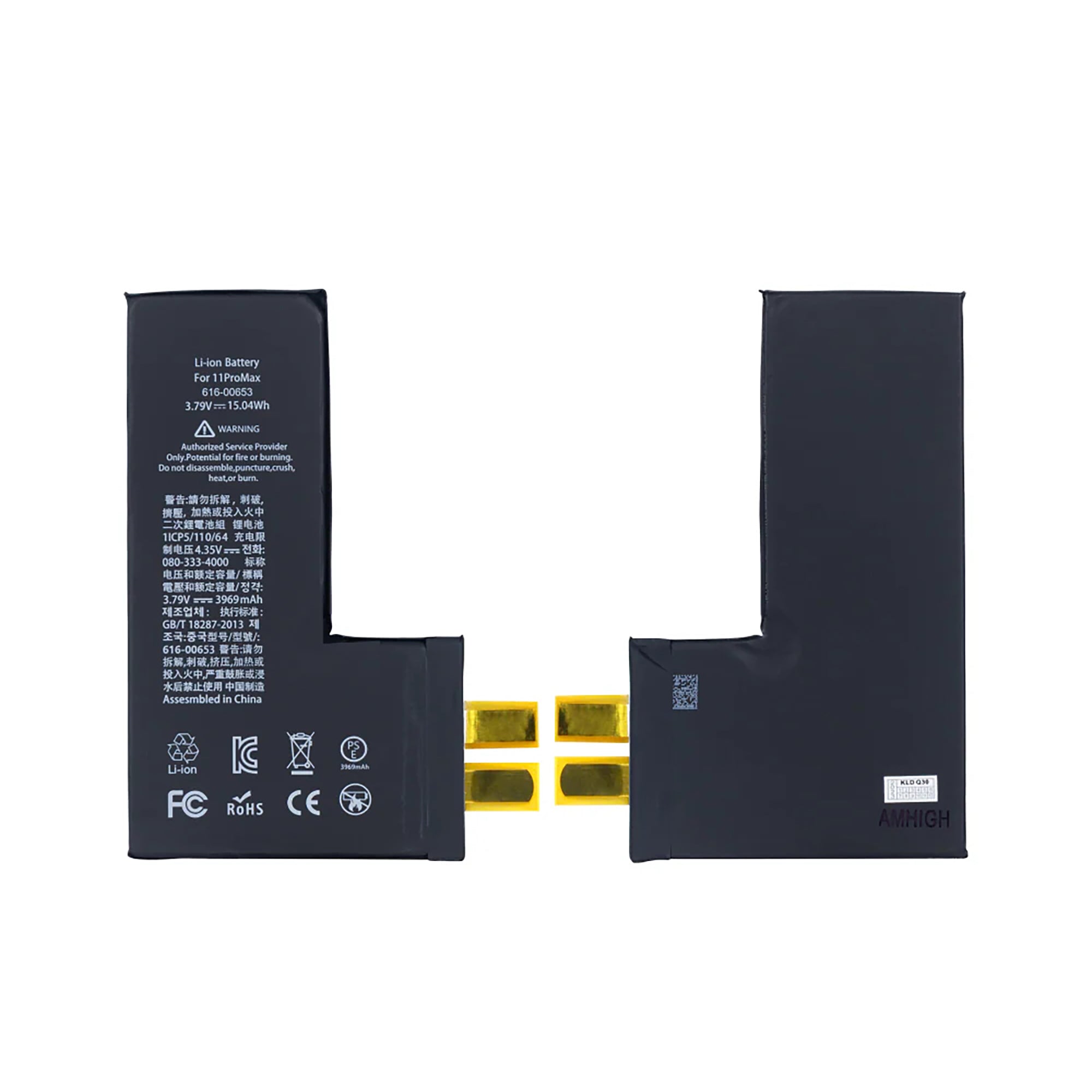 Für Apple iPhone 11 Pro Max Akku (Spot Welding erforderlich) No BMS/IC OEM – Bild 3