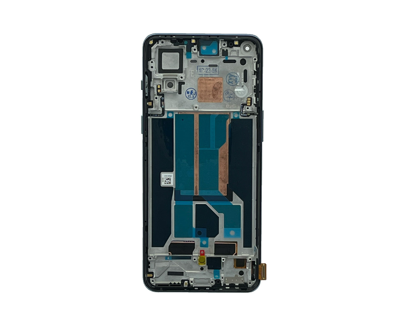 OEM Display für OnePlus Nord 2 mit Rahmen Grau – Bild 3