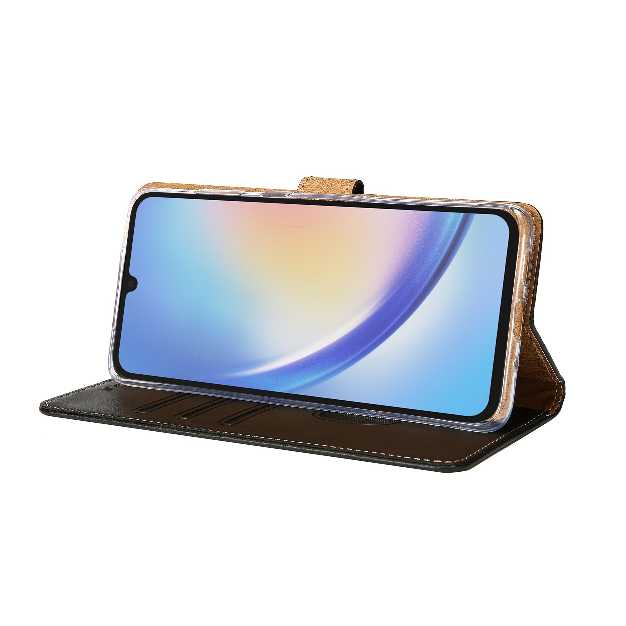 Rixus Buchhülle für Samsung Galaxy A34 5G Black – Bild 6