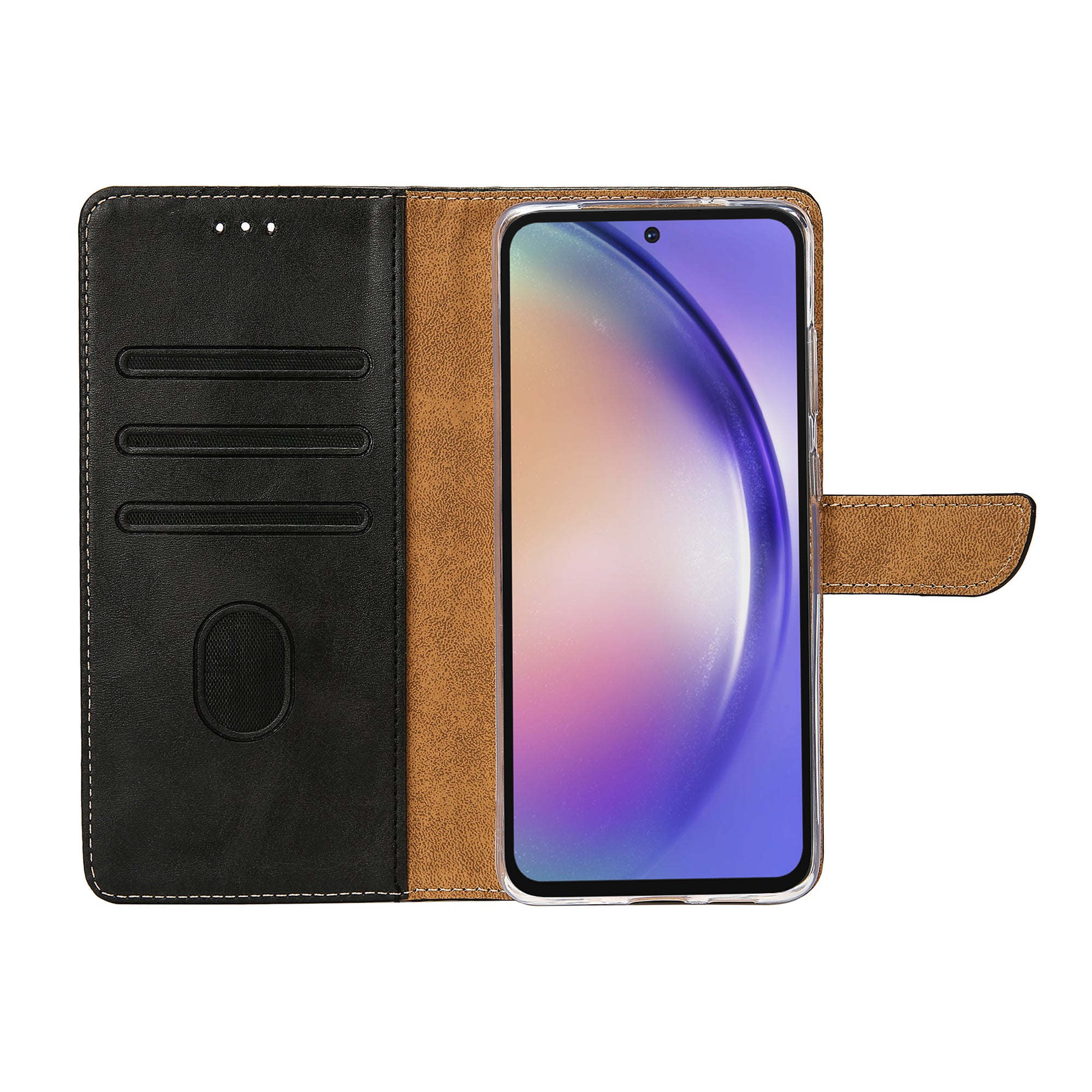 Rixus Buchhülle für Samsung Galaxy A54 5G Black – Bild 5