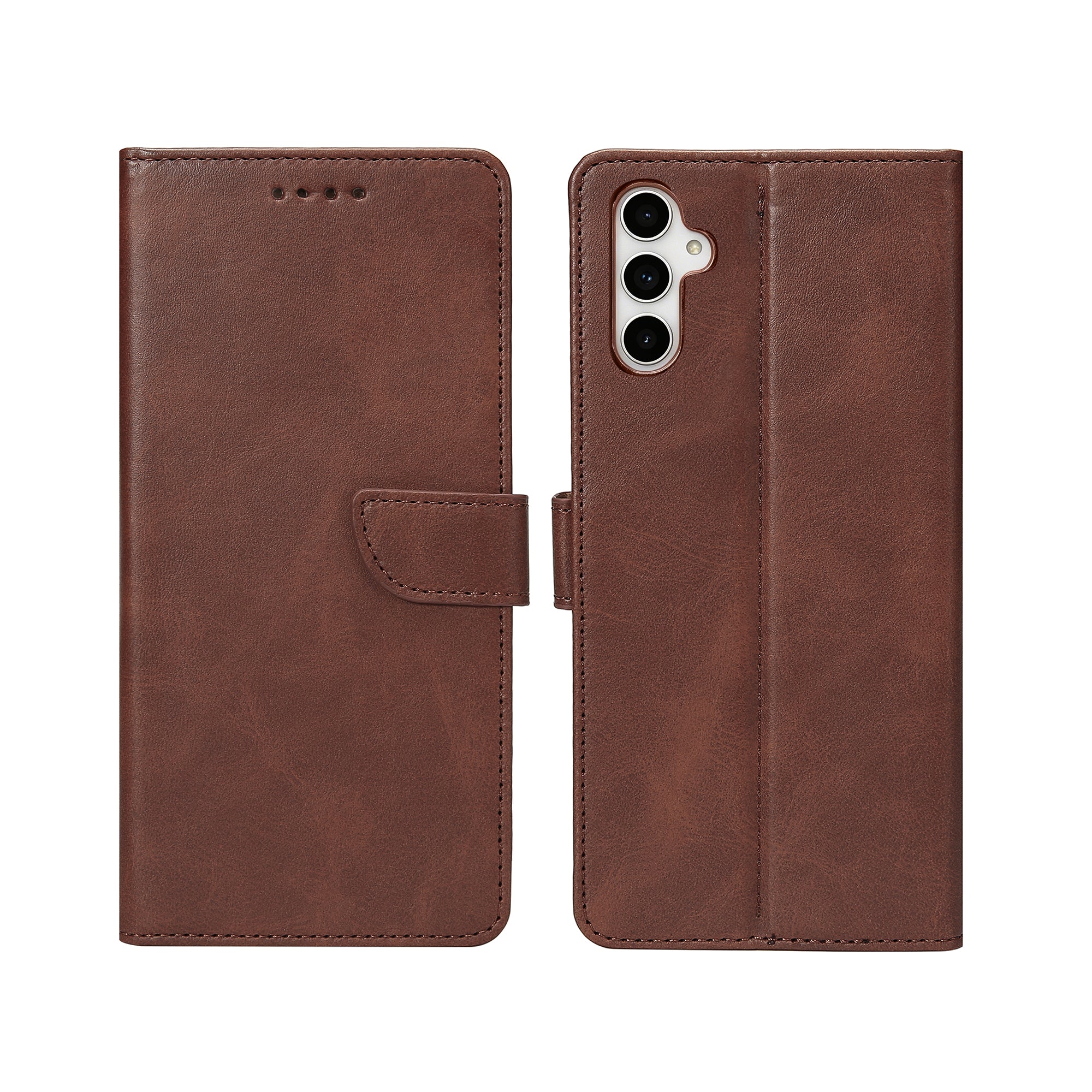 Rixus Buchhülle für Samsung Galaxy A54 5G Brown – Bild 3