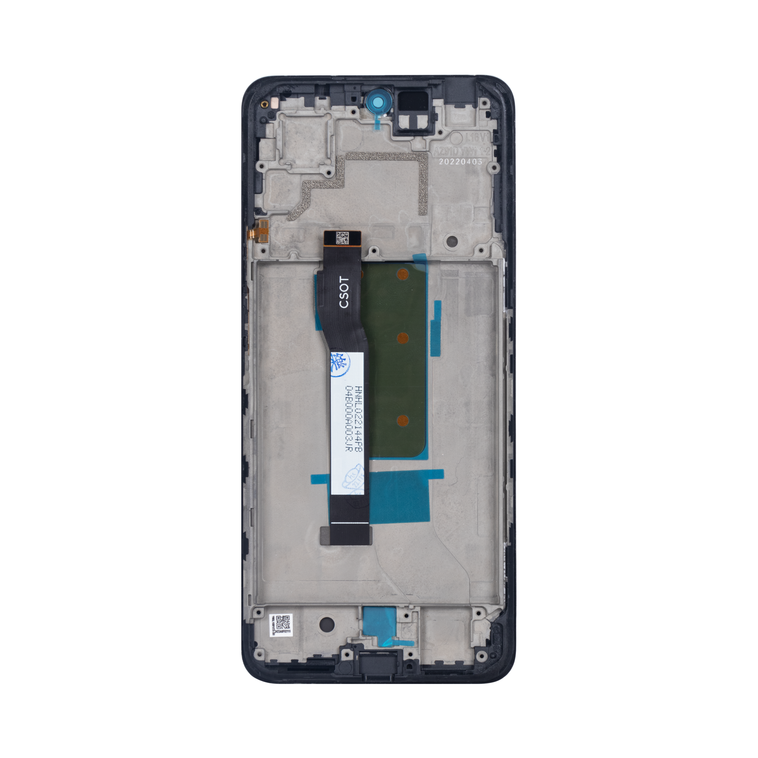 OEM Display für Xiaomi Redmi Note 11T Pro mit Rahmen Schwarz – Bild 3