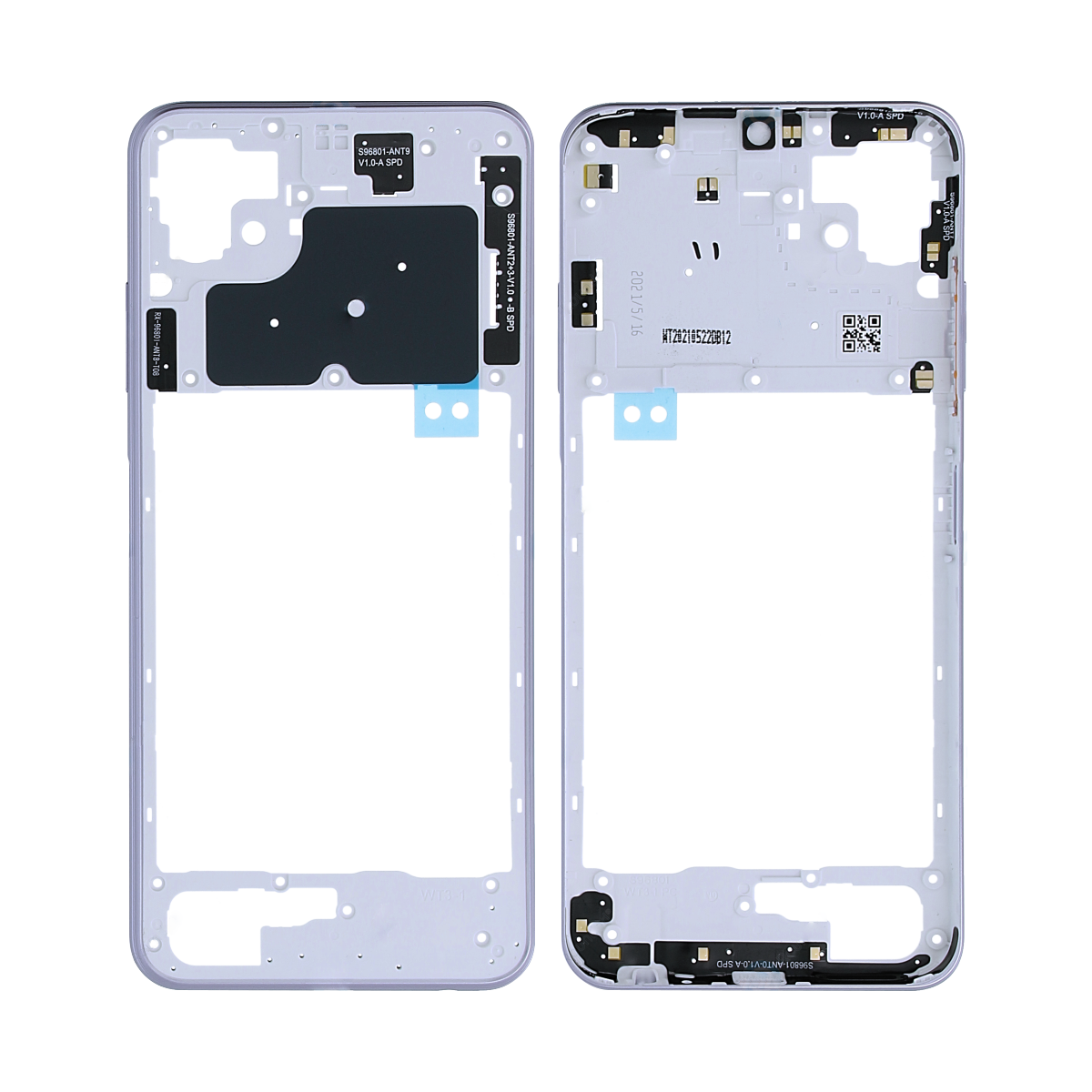 Samsung Galaxy A22 5G A226B Middle Rahmen Violet OEM – Bild 3