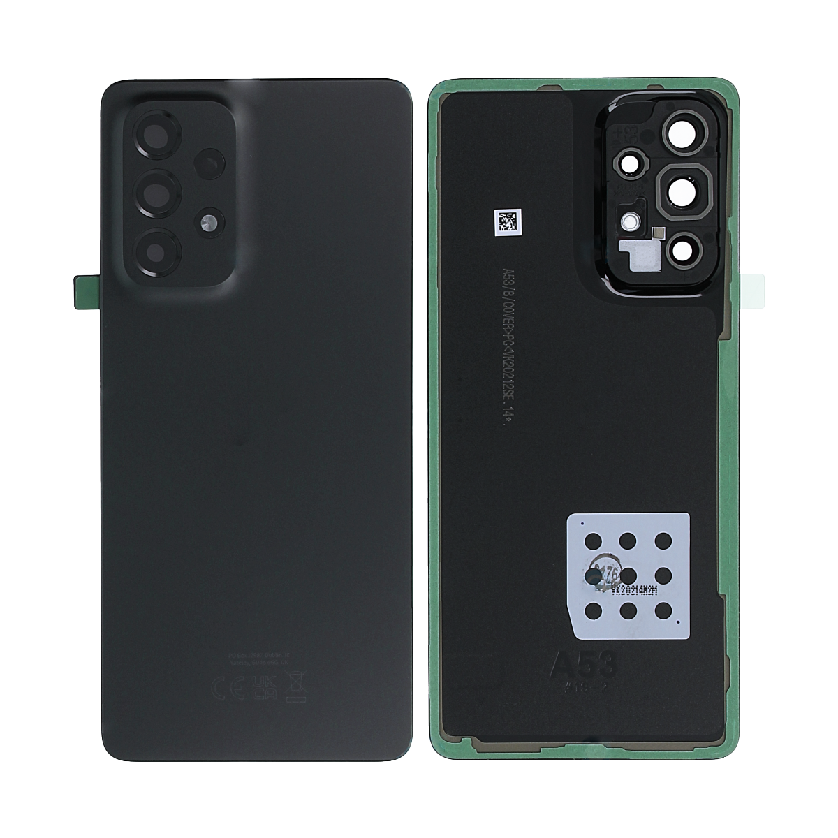 Samsung Galaxy A53 5G A536B Akkudeckel mit Linse Awesome Black OEM – Bild 3
