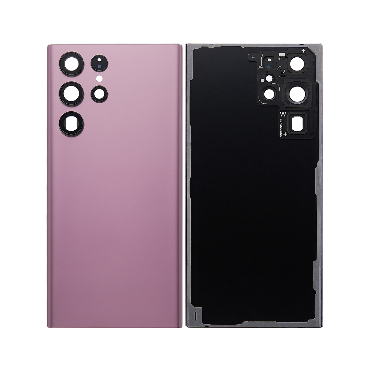 Samsung Galaxy S22 Ultra S908B Akkudeckel mit Linse Burgundy OEM – Bild 3