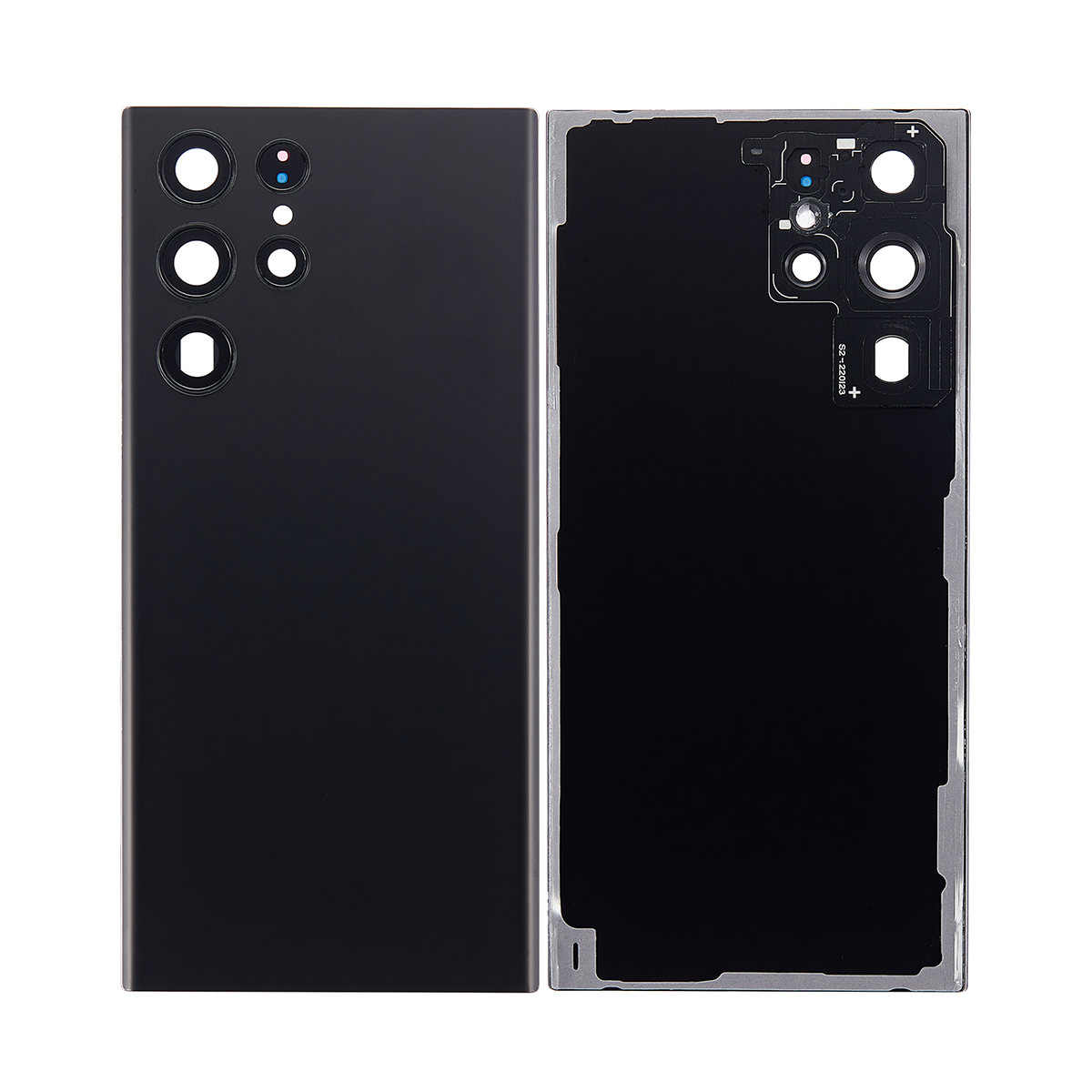 Samsung Galaxy S22 Ultra S908B Akkudeckel mit Linse Phantom Black OEM – Bild 3