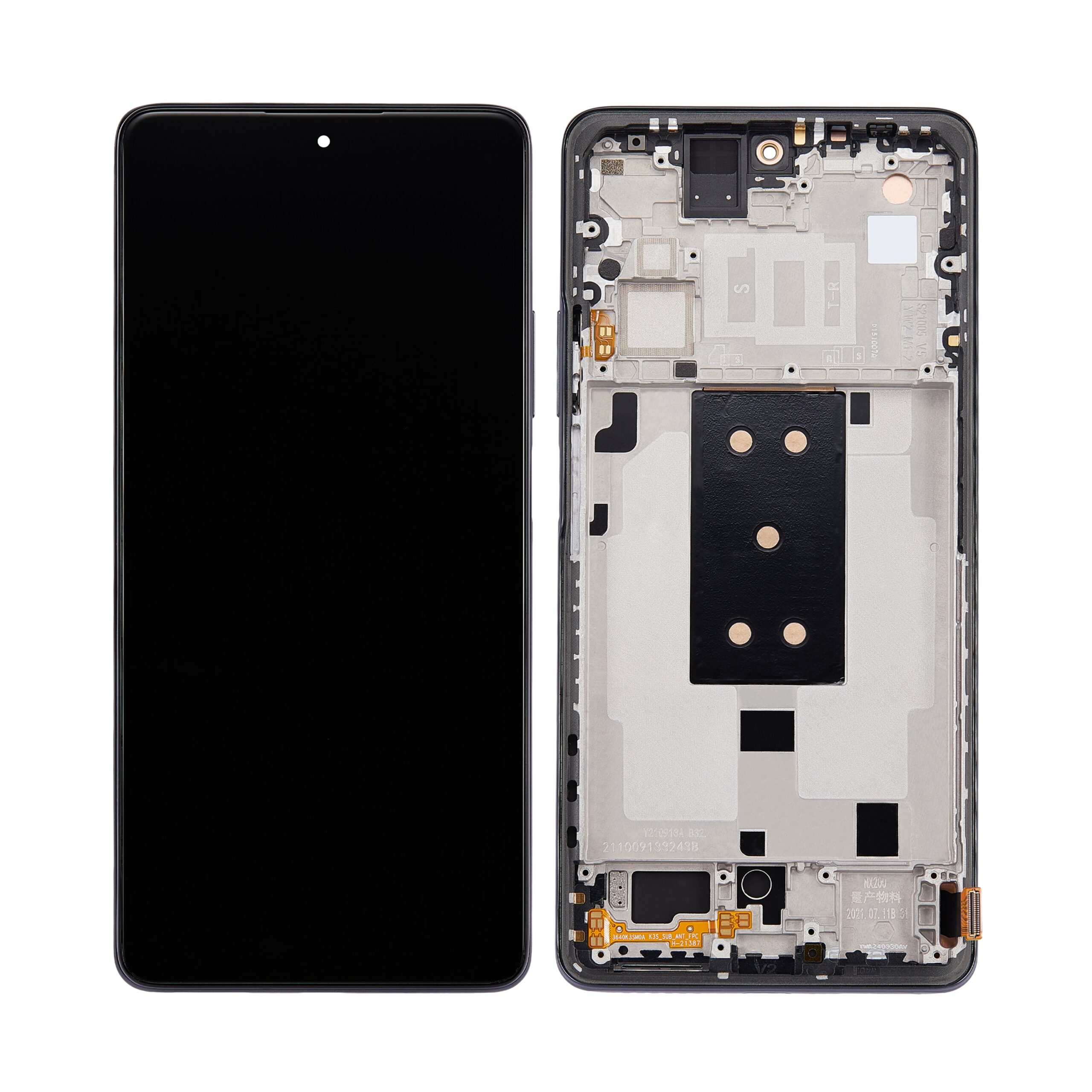 OEM Display für Xiaomi 11T, 11T Pro 5G mit Rahmen Schwarz – Bild 4