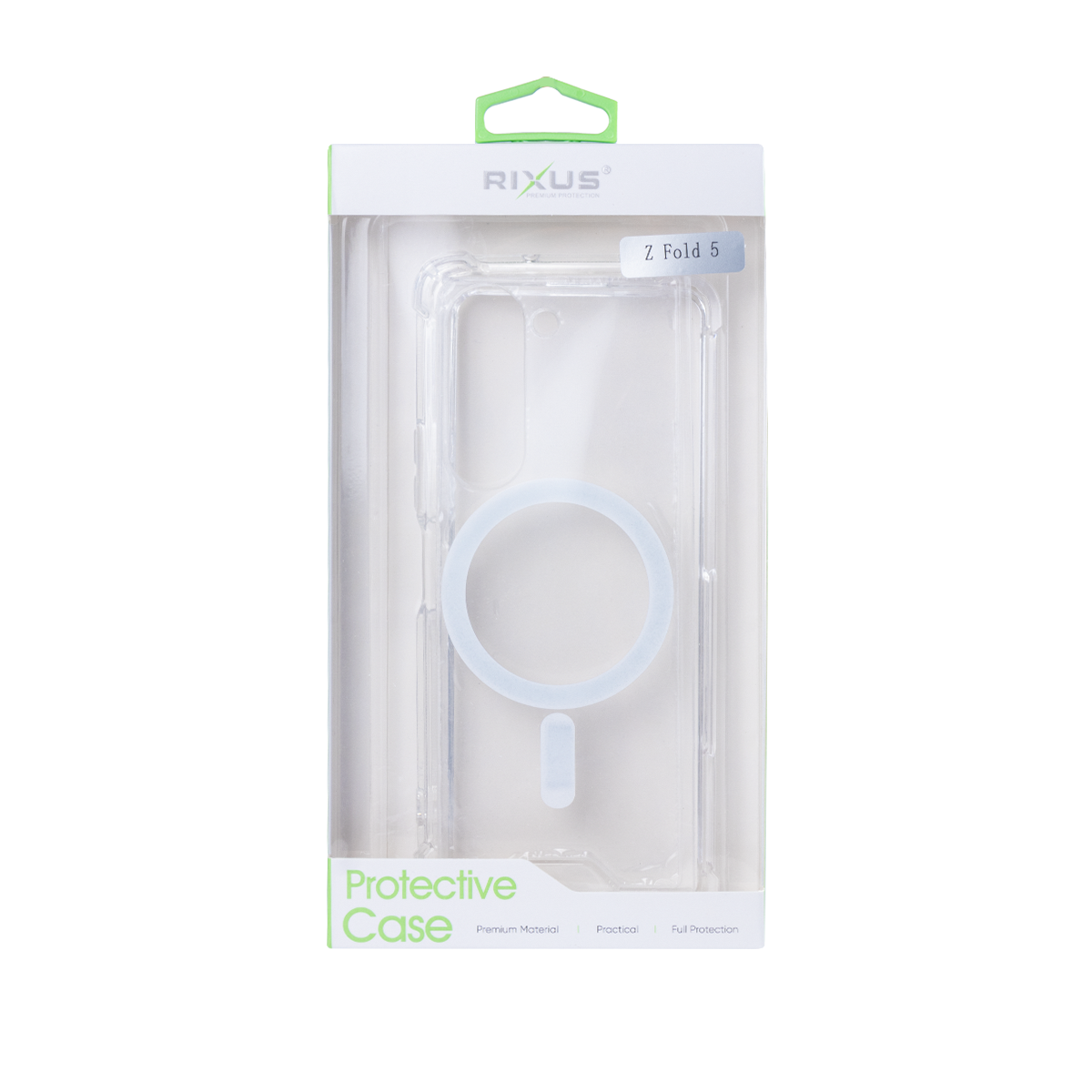 Rixus Magnetic Clear Hülle TPU für Samsung Galaxy Z Fold5 White – Bild 3