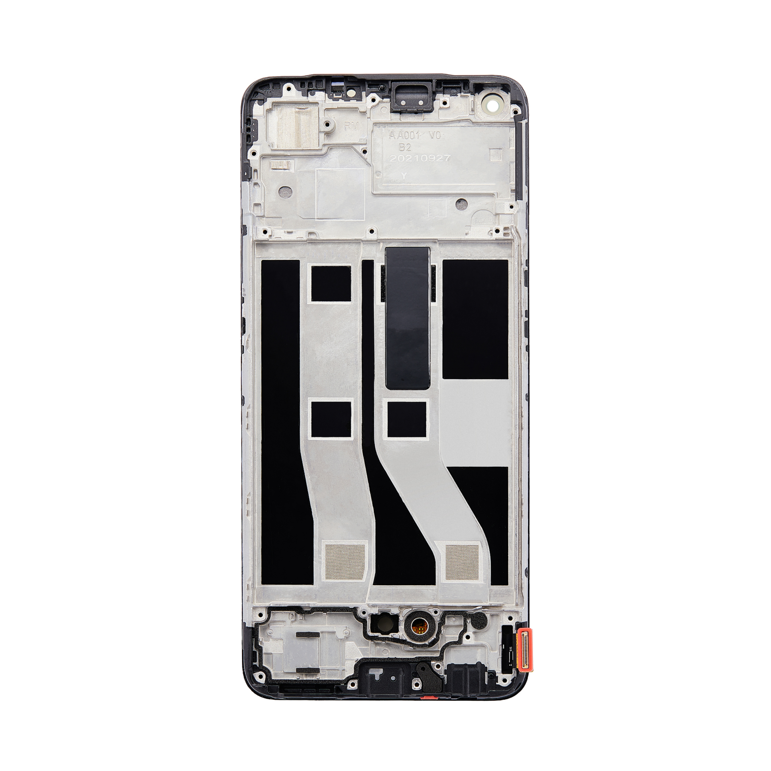 OEM Display für Oppo A74 4G mit Rahmen Schwarz – Bild 3