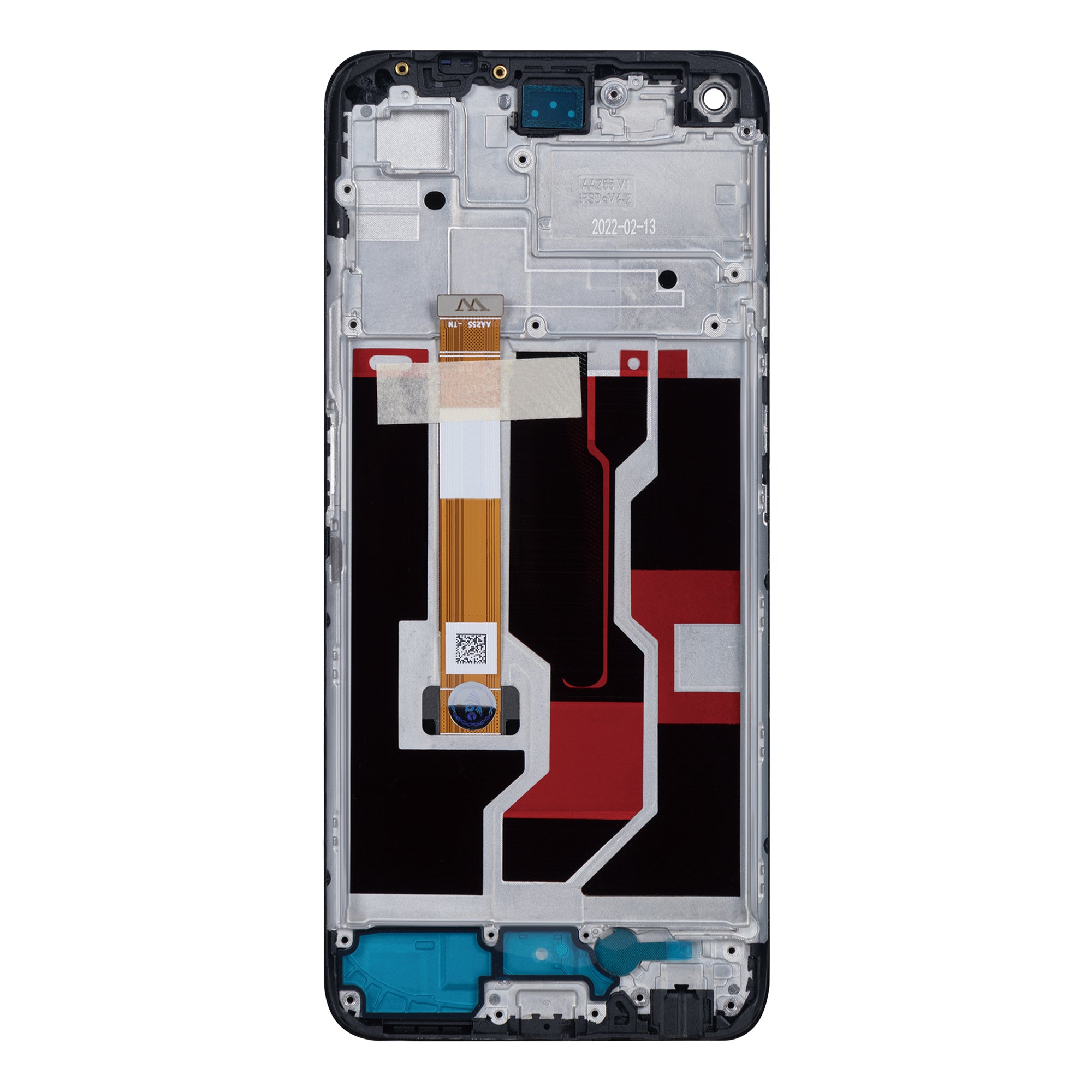 OEM Display für Oppo A96 mit Rahmen Schwarz – Bild 3