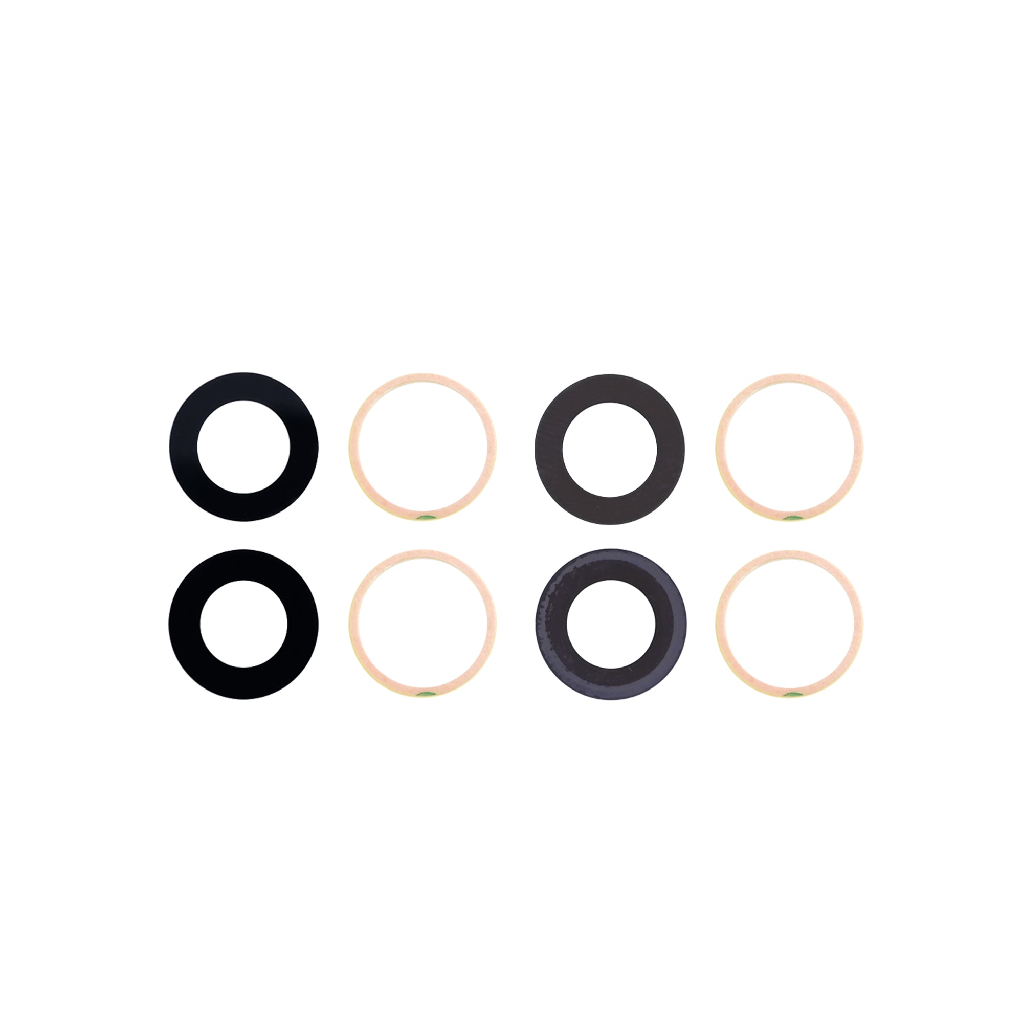Für Apple iPhone 14, iPhone 14 Plus Kameraglas Set Black OEM – Bild 3