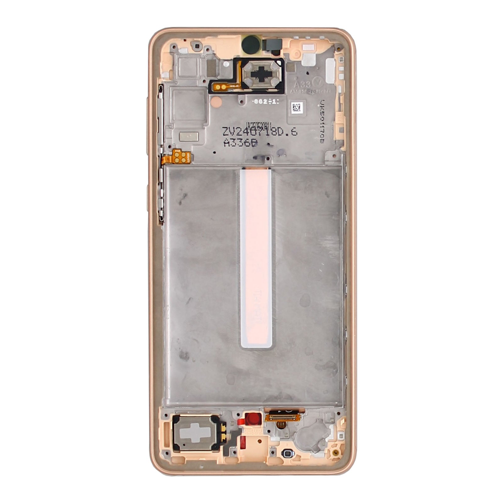 Samsung Galaxy A33 5G A336B Original Service Pack Display Rahmen Awesome Peach – Bild 3