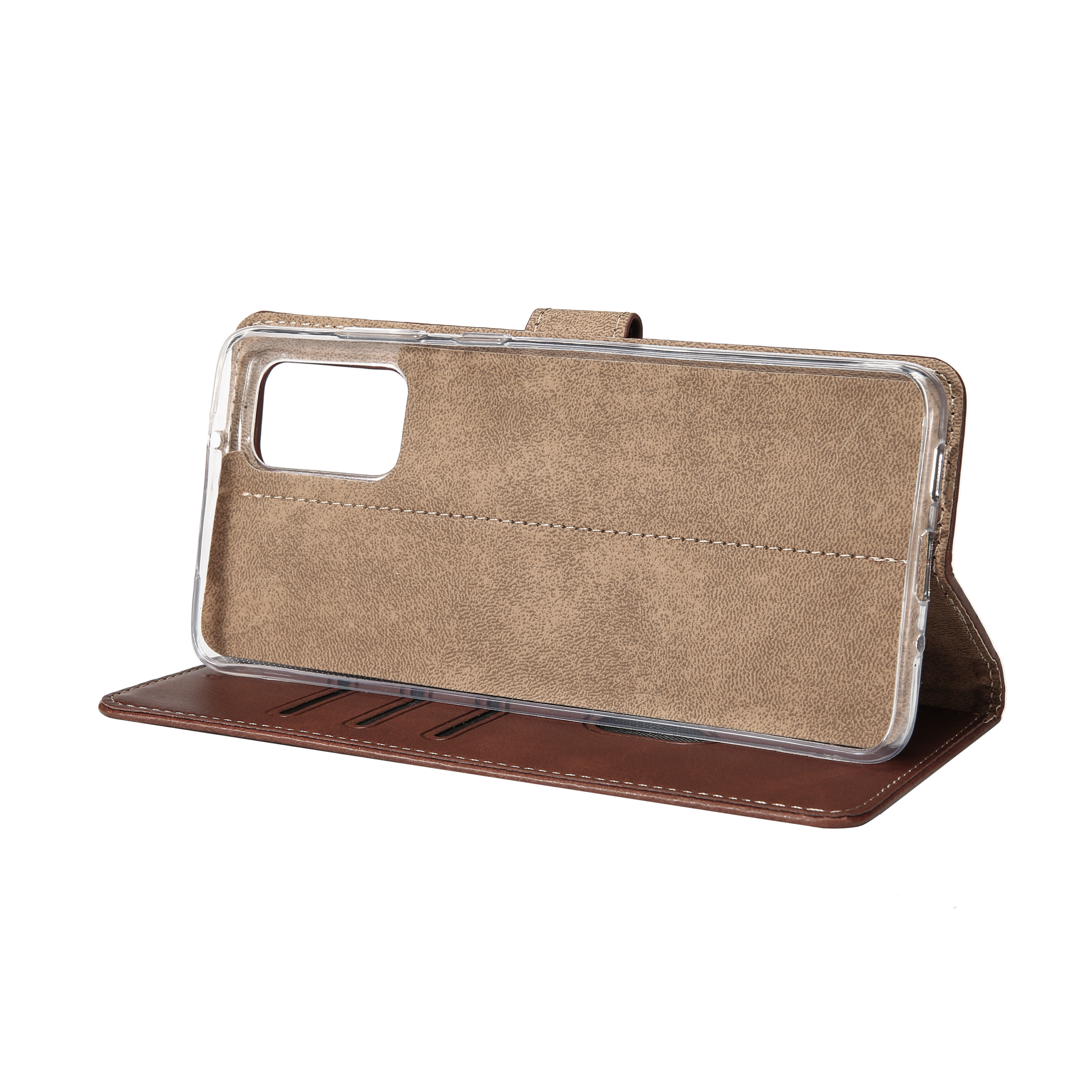 Rixus Buchhülle für Samsung Galaxy A23 5G Brown – Bild 6