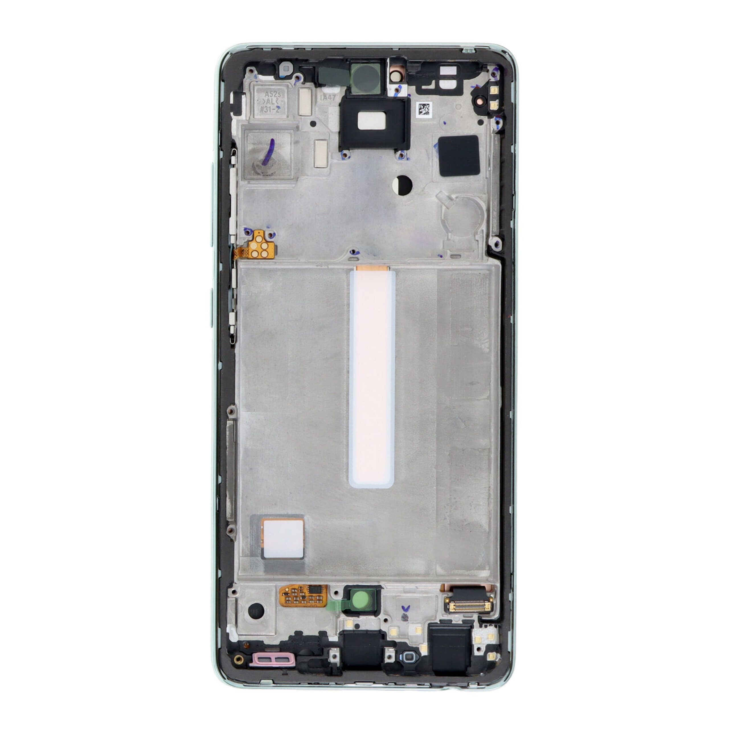 Samsung Galaxy A52 5G A526B, A52s 5G A528B Display und Touchscreen-Digitizer mit Rahmen Awesome Mint Soft-OLED – Bild 2
