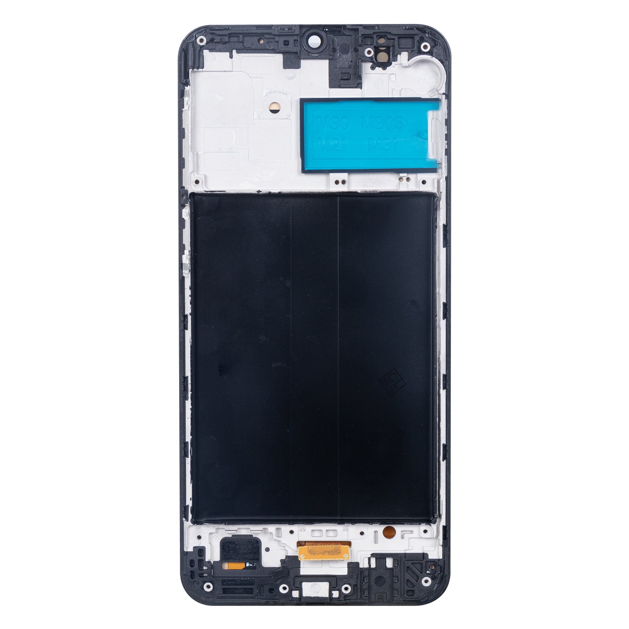 Samsung Galaxy M30 M305F, M30s M307F, M21 M215F,M31 M315F Display und Touchscreen-Digitizer mit Rahmen Black Soft-OLED – Bild 2