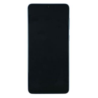 Samsung Galaxy A33 5G A336B Display und Touchscreen-Digitizer mit Rahmen Awesome Blue Soft-OLED