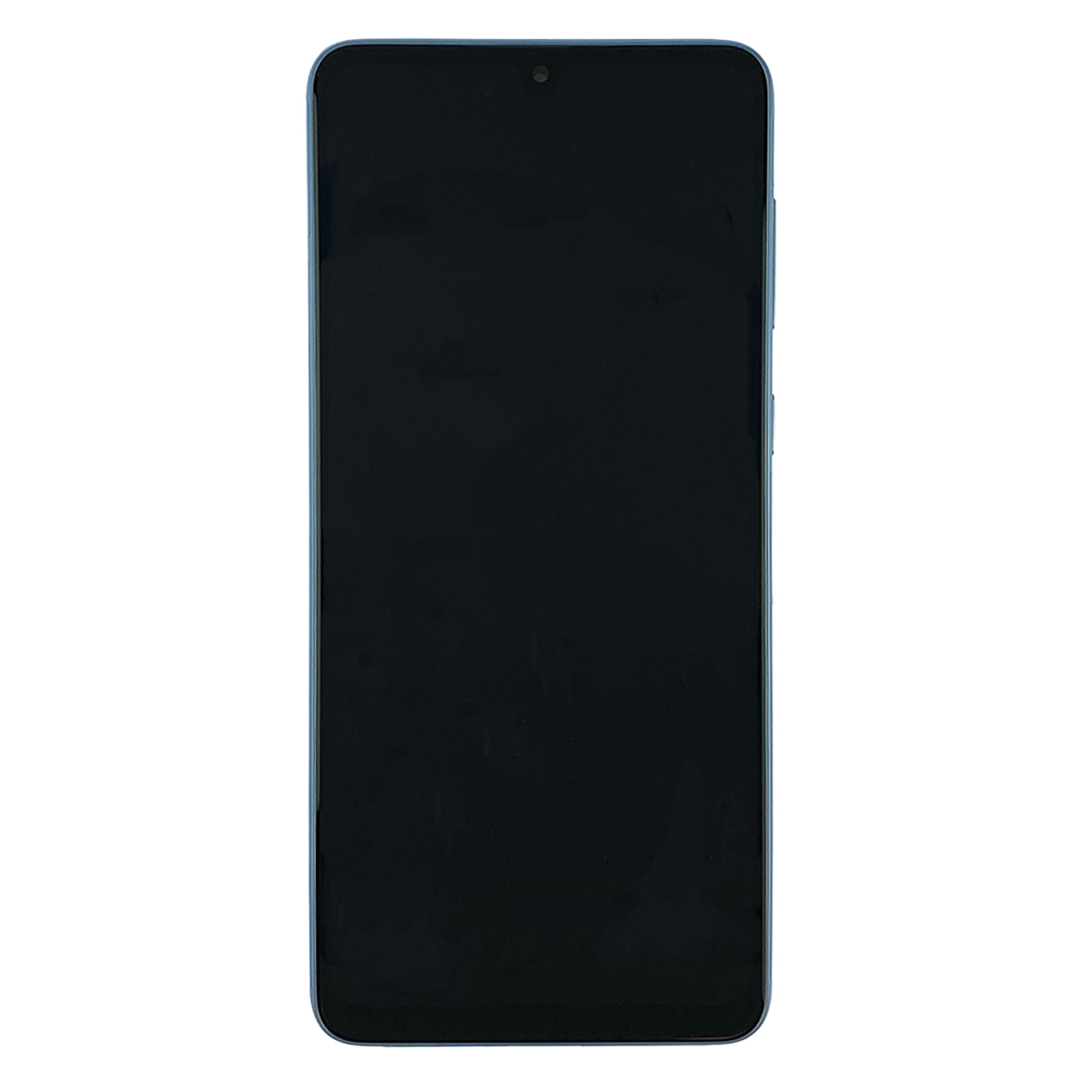 Samsung Galaxy A33 5G A336B Display und Touchscreen-Digitizer mit Rahmen Awesome Blue Soft-OLED