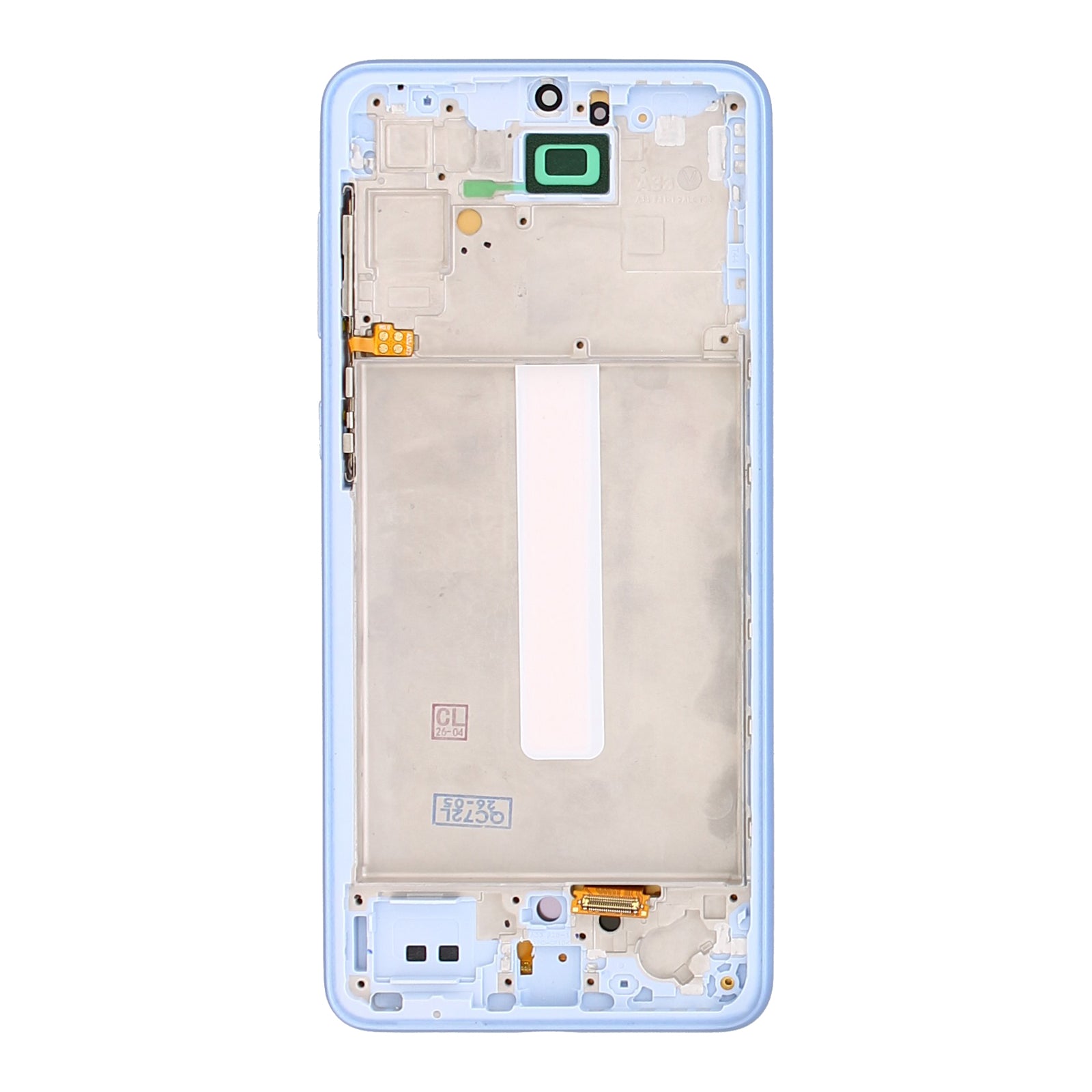 Samsung Galaxy A33 5G A336B Display und Touchscreen-Digitizer mit Rahmen Awesome Blue Soft-OLED – Bild 3