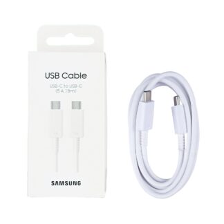 Samsung USB-C To USB-C Kabel 180cm 5A White Original Verkaufsverpackung