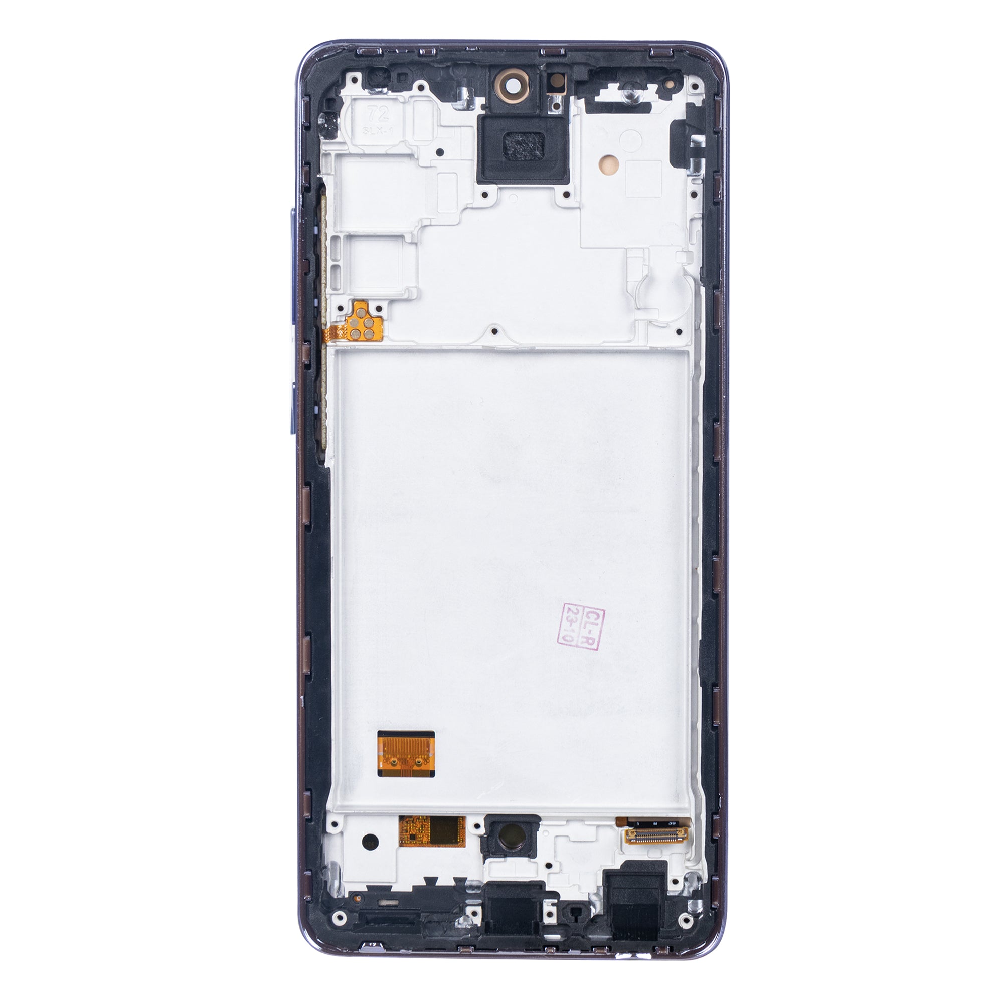 Samsung Galaxy A72 A725F Display und Touchscreen-Digitizer mit Rahmen Awesome Violet Soft-OLED – Bild 2