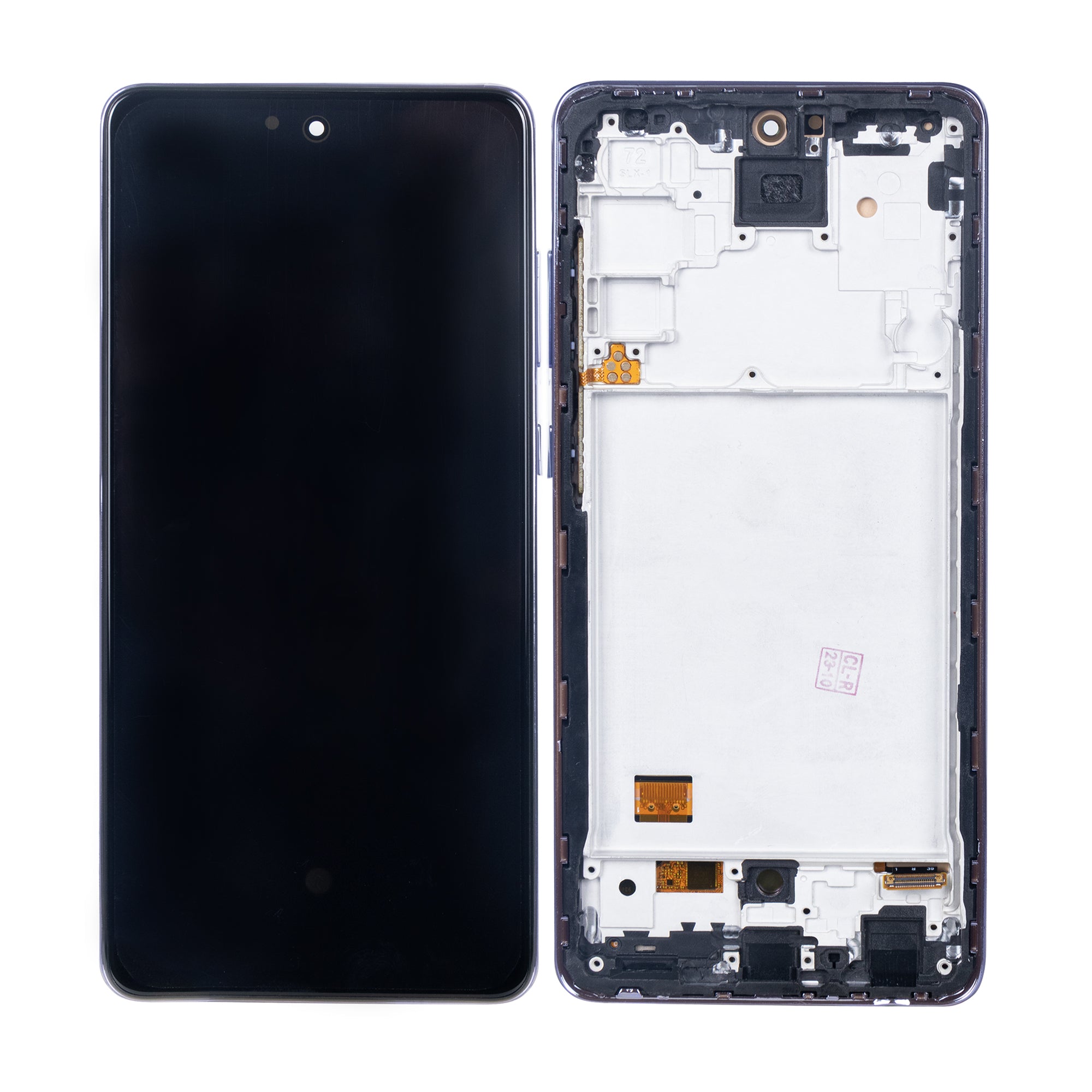 Samsung Galaxy A72 A725F Display und Touchscreen-Digitizer mit Rahmen Awesome Violet Soft-OLED – Bild 4