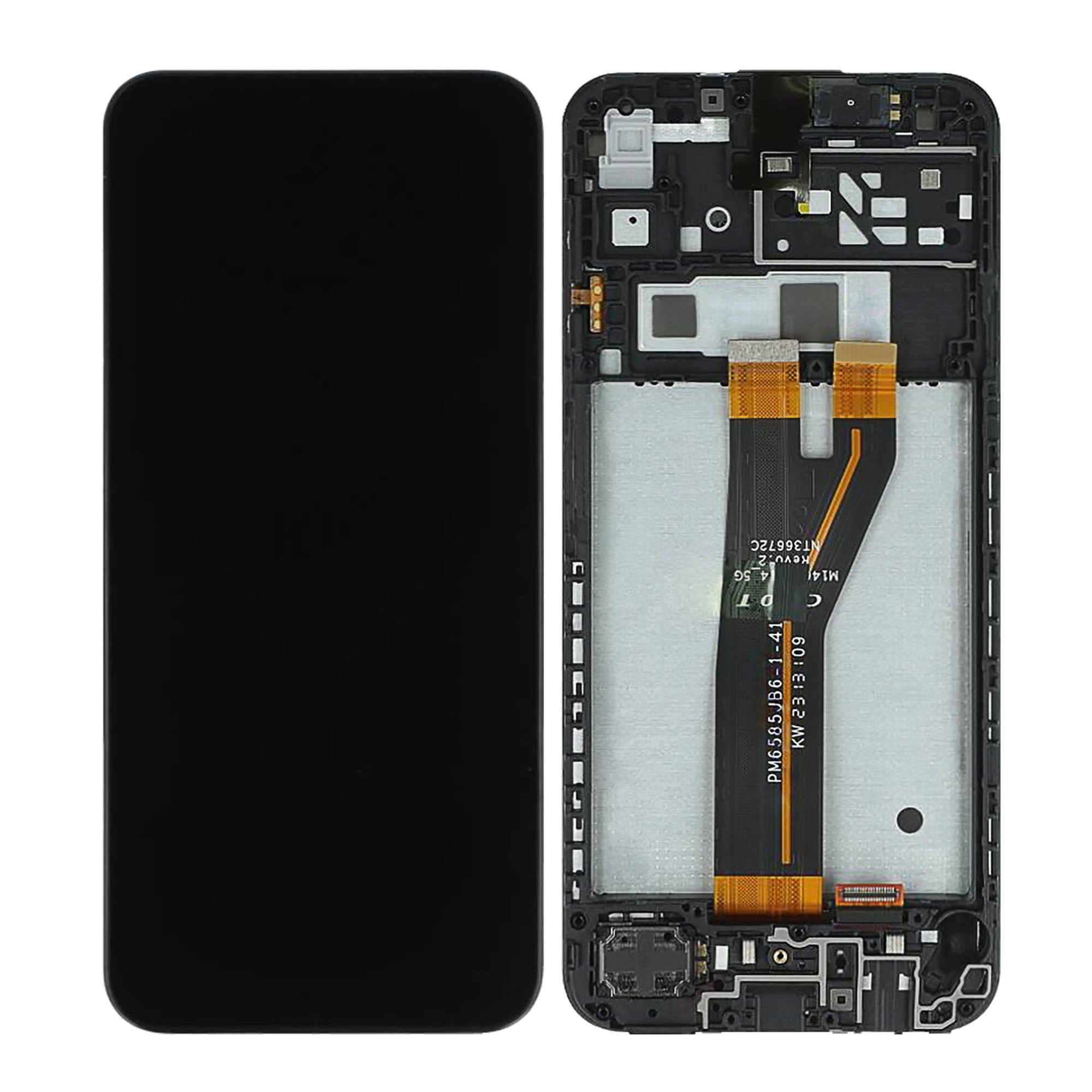 Samsung Galaxy A14 A145F (Non EU) Display und Touchscreen-Digitizer mit Rahmen Black Service Pack – Bild 4