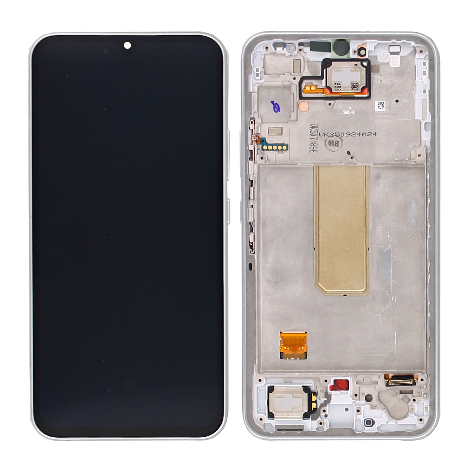 Samsung Original Service Pack Display Galaxy A34 5G A346B mit Rahmen Silver – Bild 5