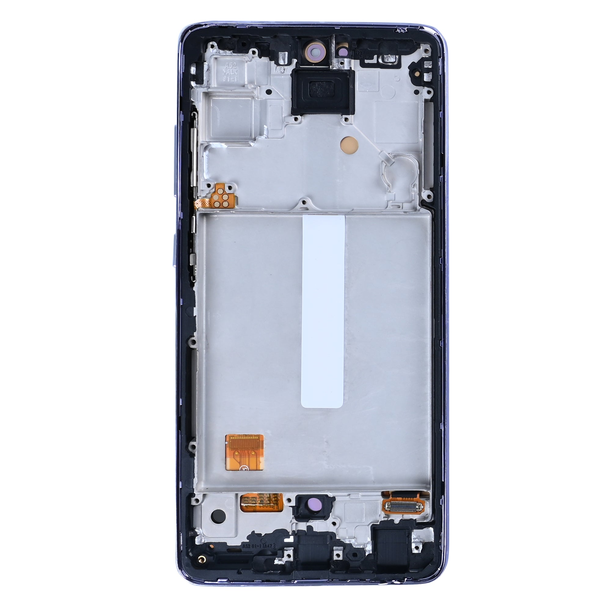 Samsung Galaxy A52 4G A525F, A52 5G A526B, A52s 5G A528B Display und Touchscreen-Digitizer mit Rahmen Awesome Violet Soft-OLED – Bild 2