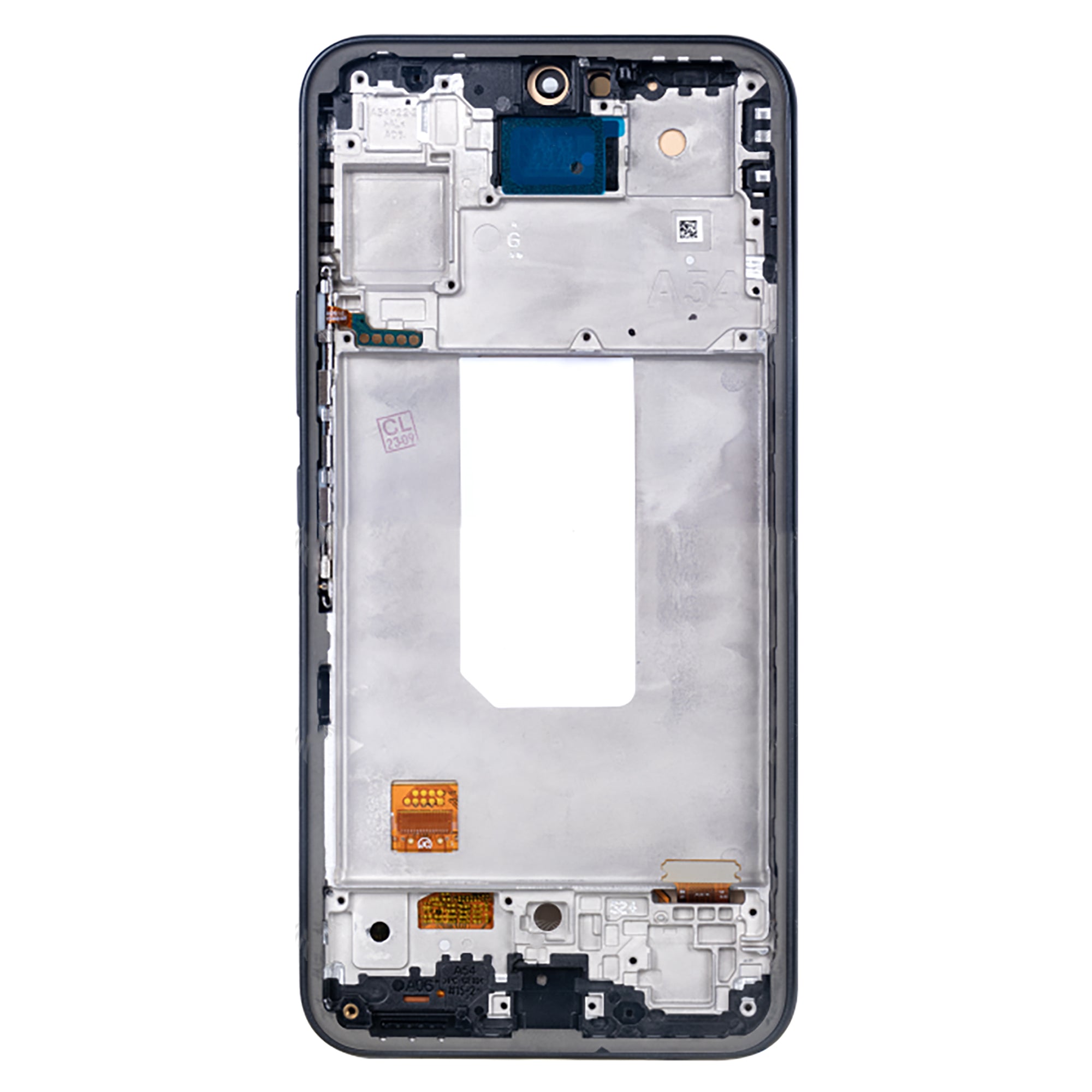 Samsung Galaxy A54 5G A546B Display und Touchscreen-Digitizer mit Rahmen Black Soft-OLED – Bild 2